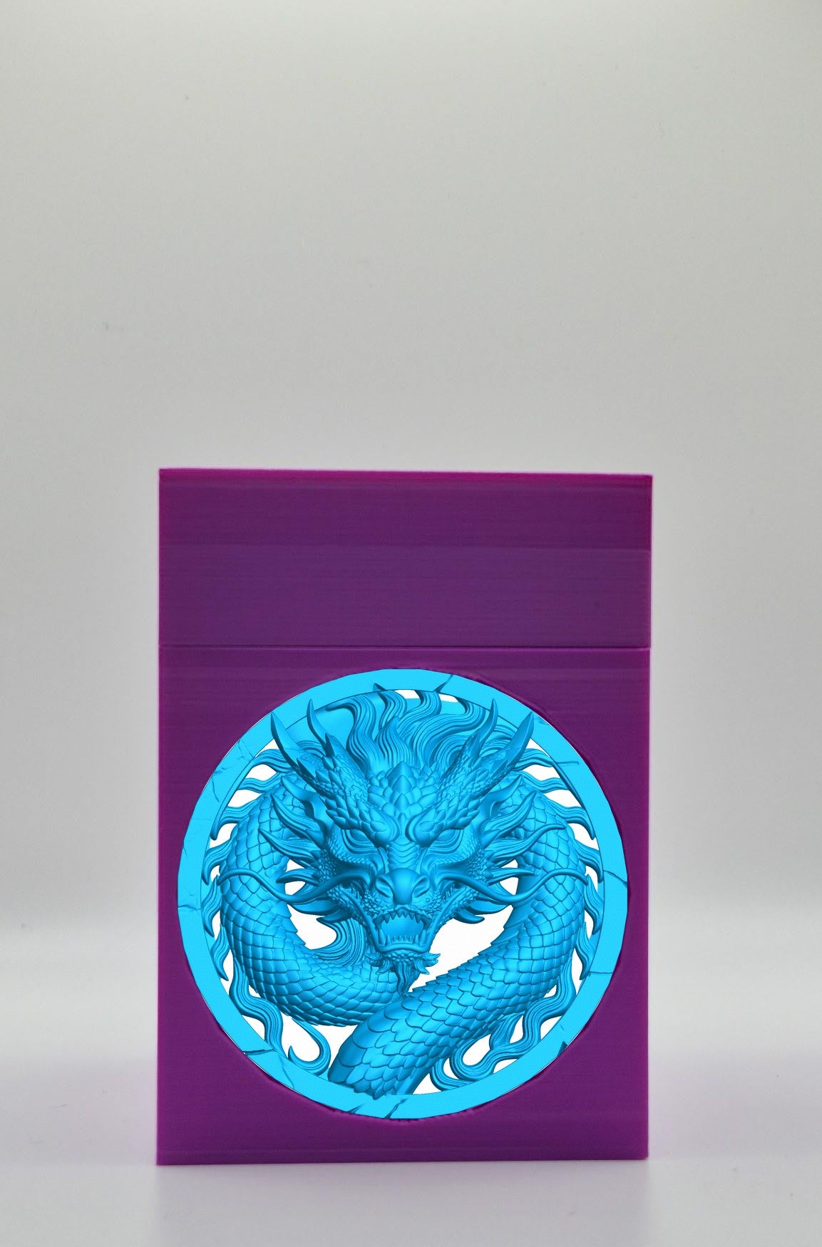 Dragon Card Box — Purple