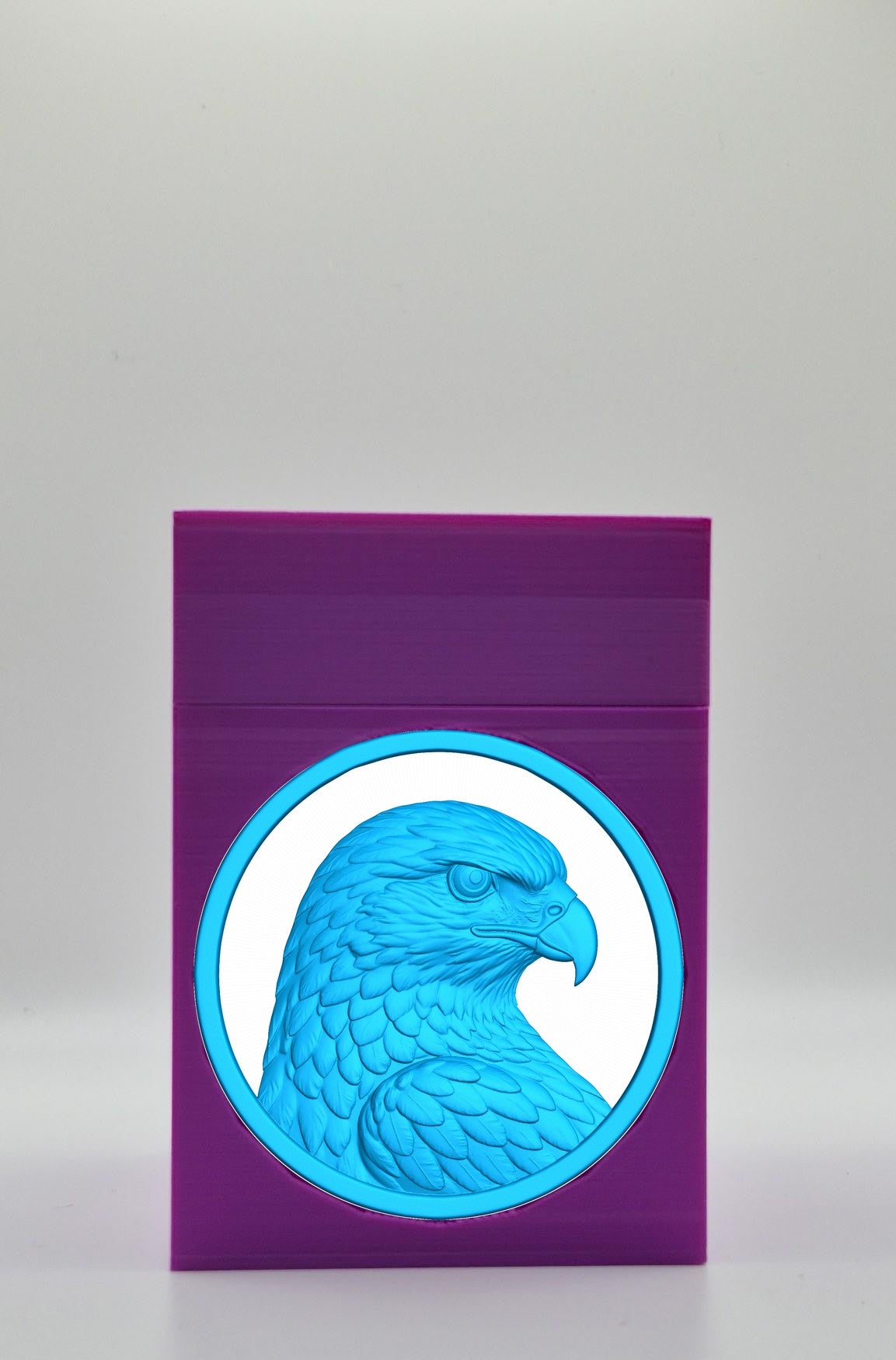 Eagle Card Box — Purple