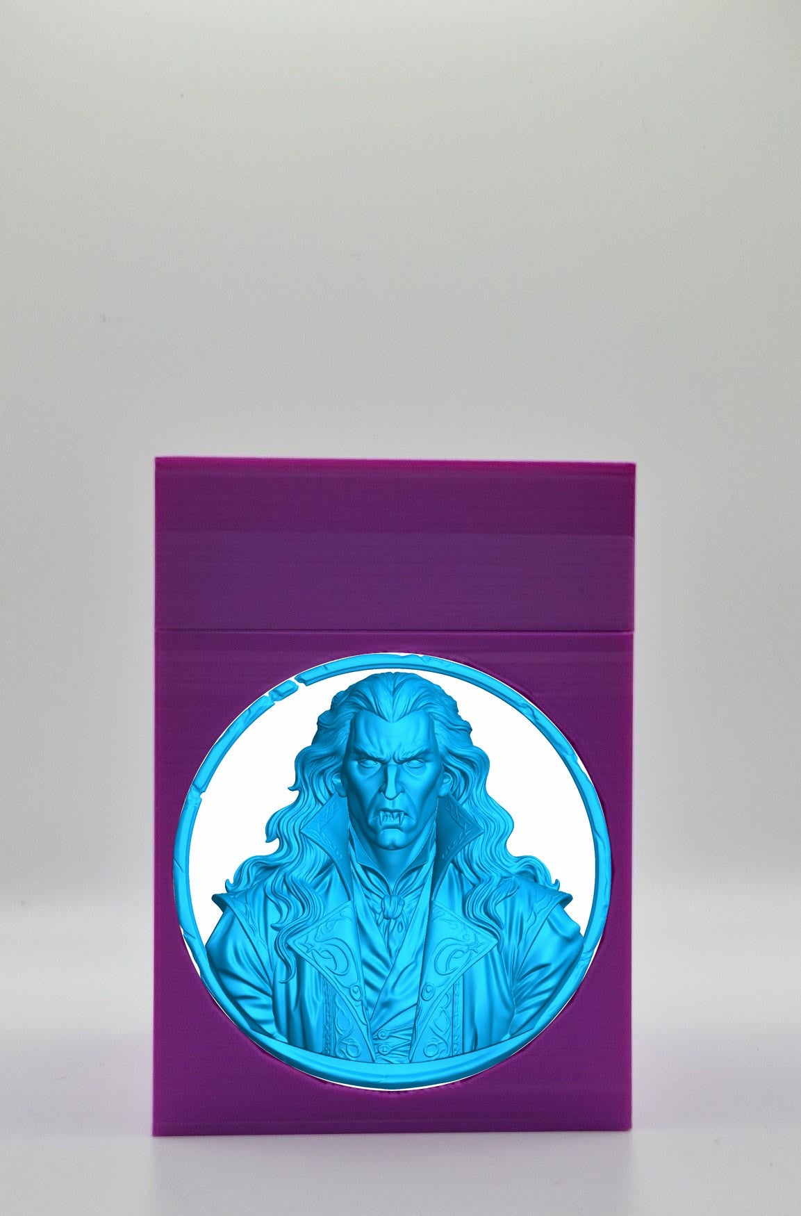 Gothic Vampire Card Box — Purple