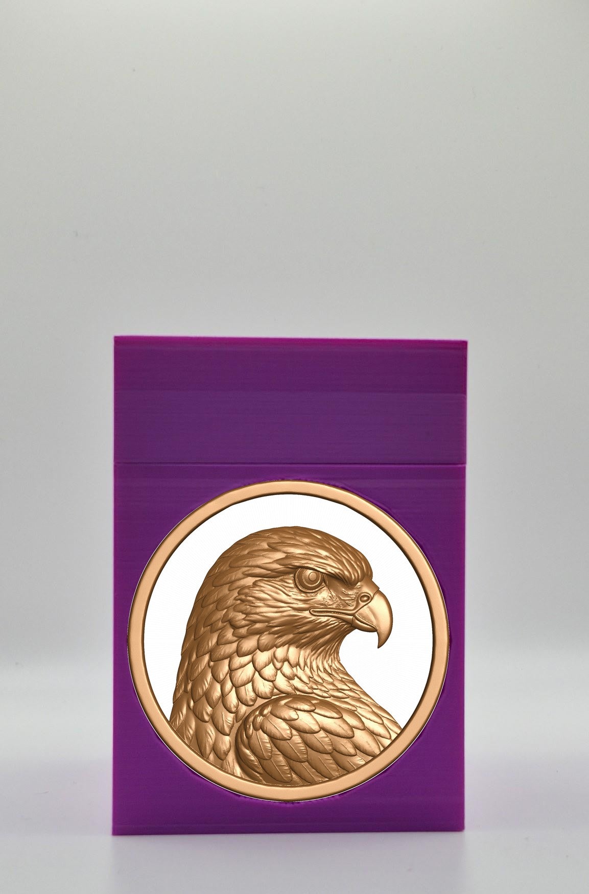Eagle Card Box — Purple