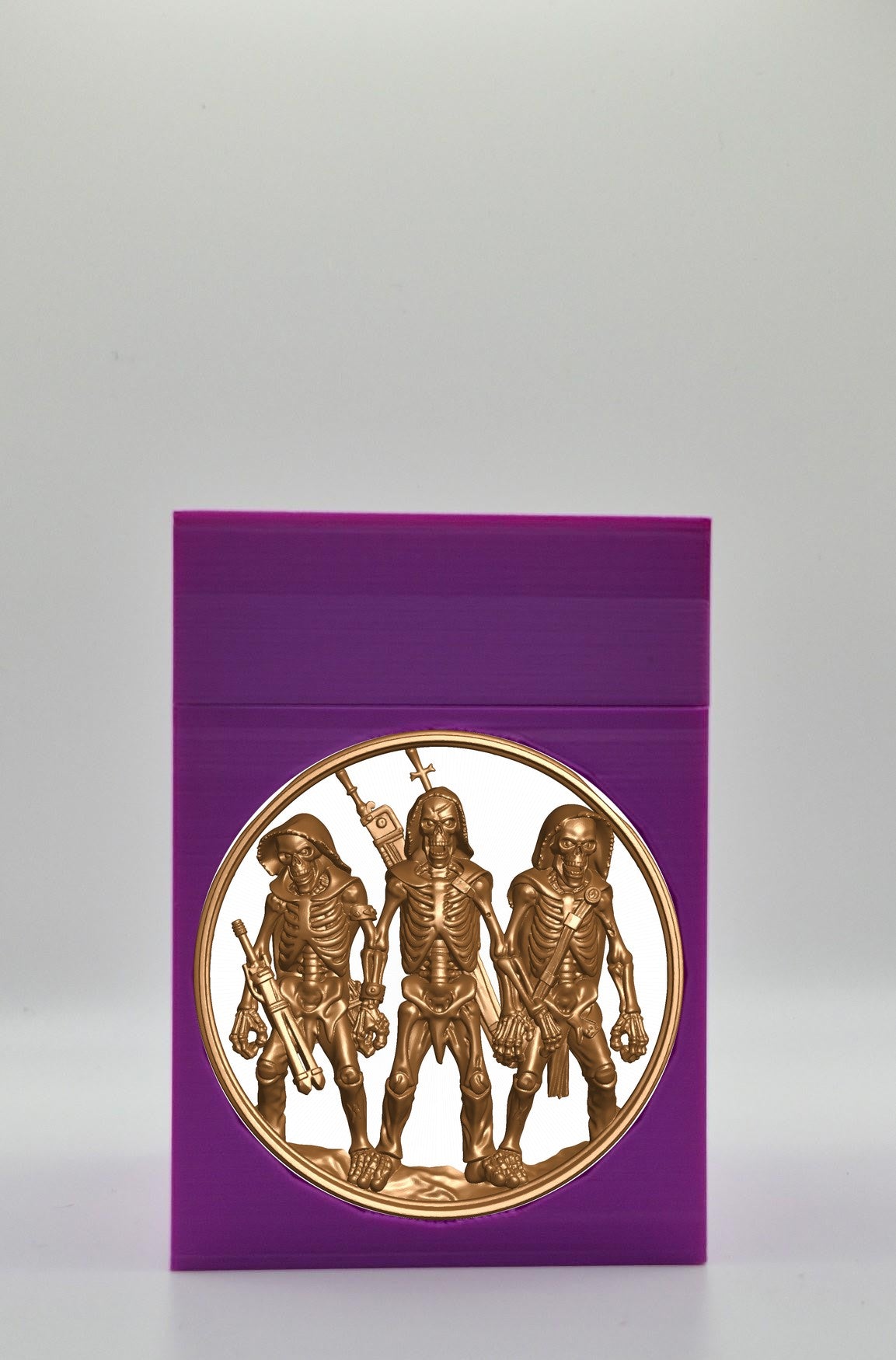Skeleton Army Card Box — Purple