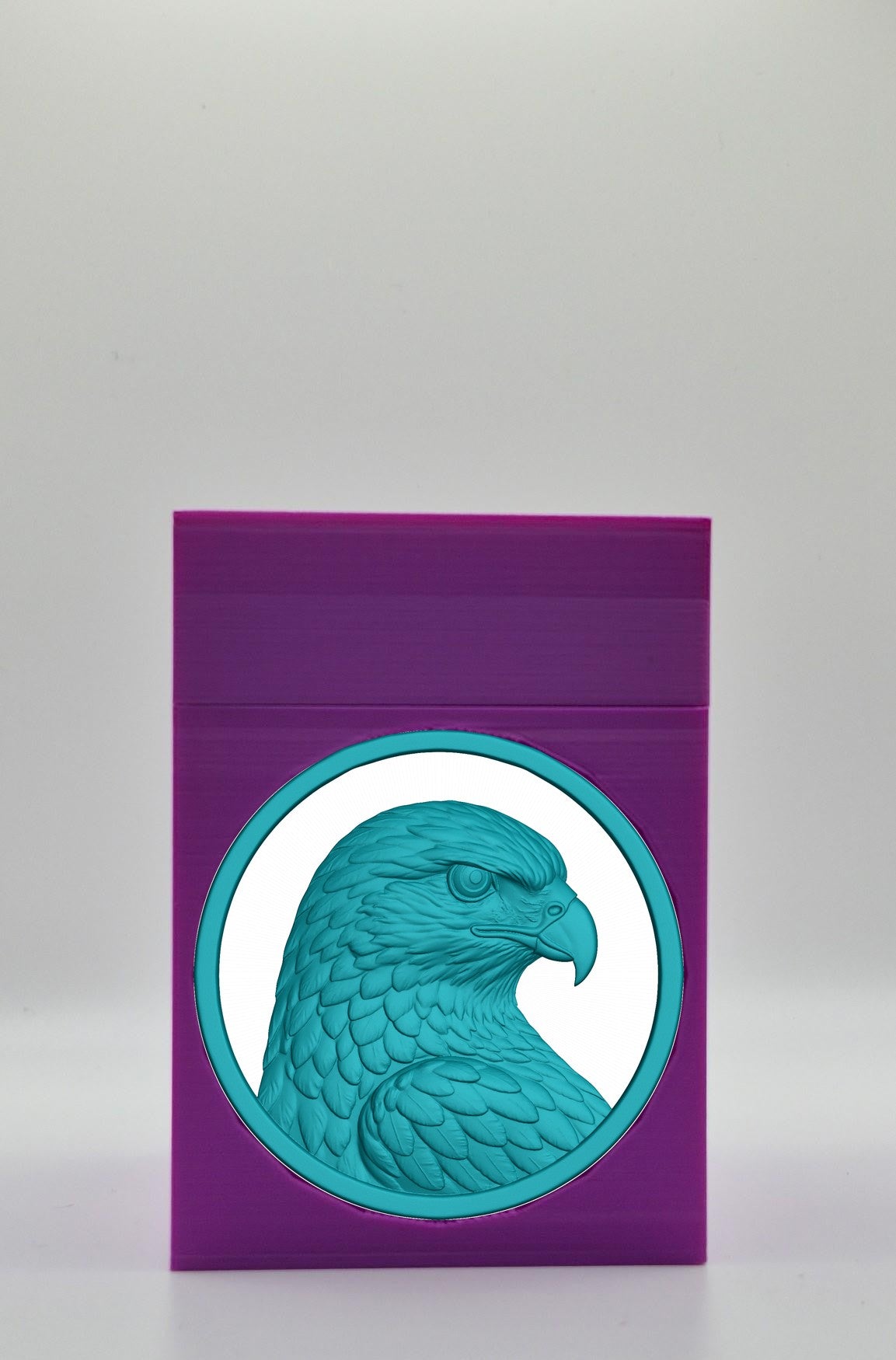 Eagle Card Box — Purple