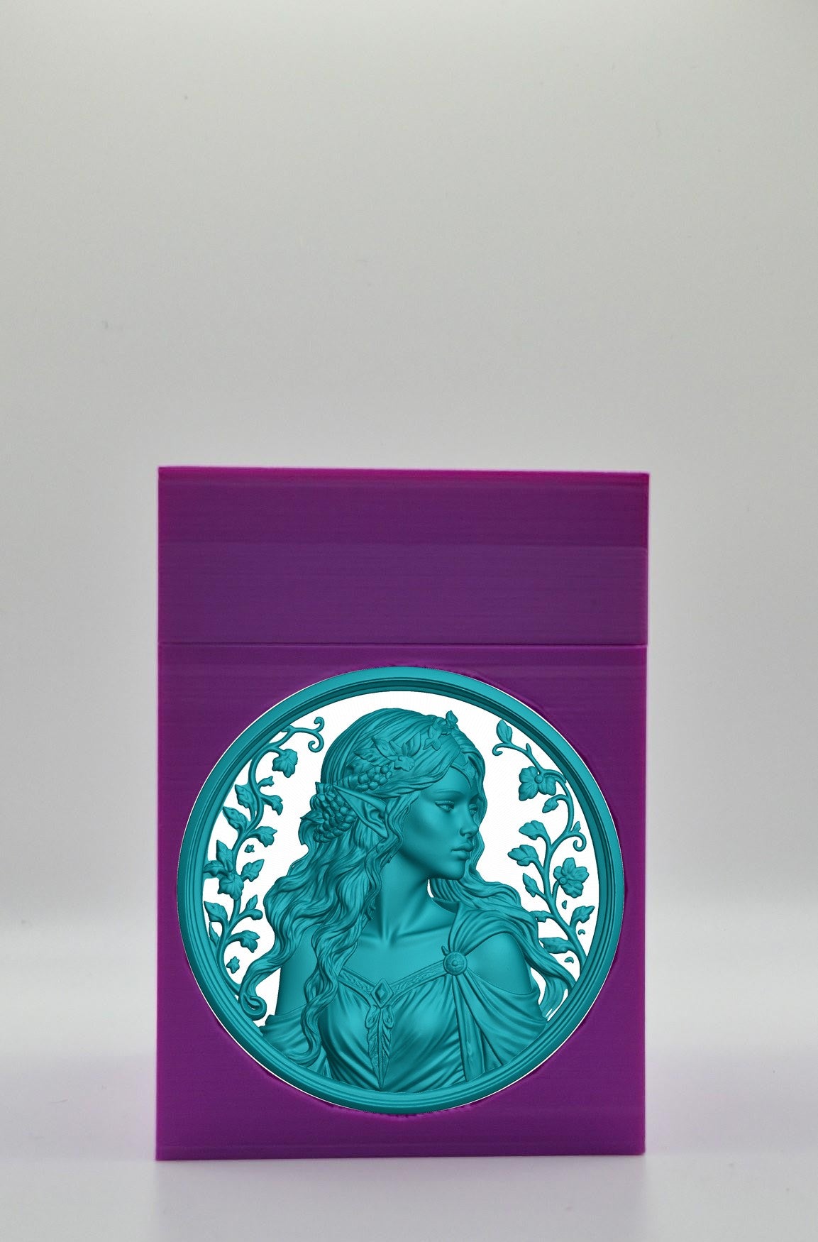 Elf Maiden Card Box — Purple