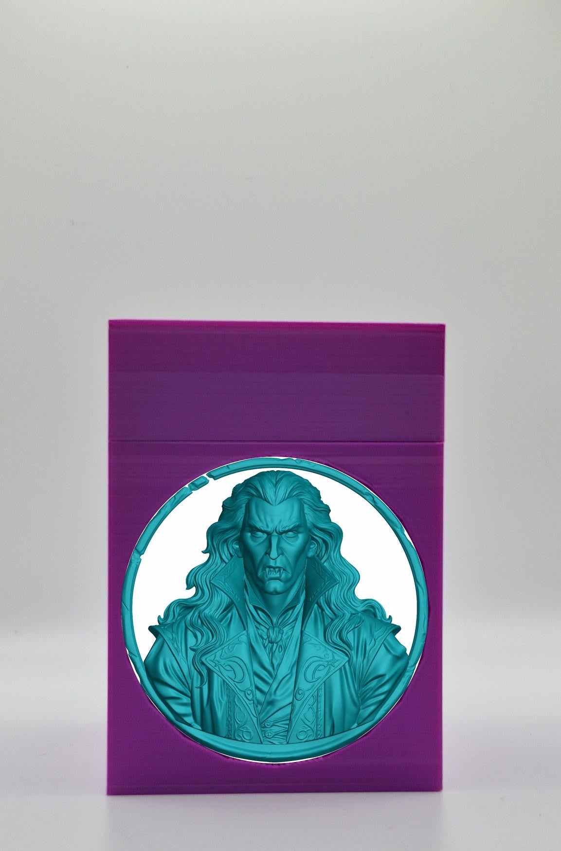 Gothic Vampire Card Box — Purple