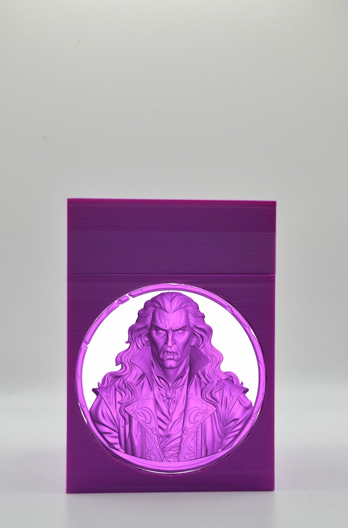 Gothic Vampire Card Box — Purple