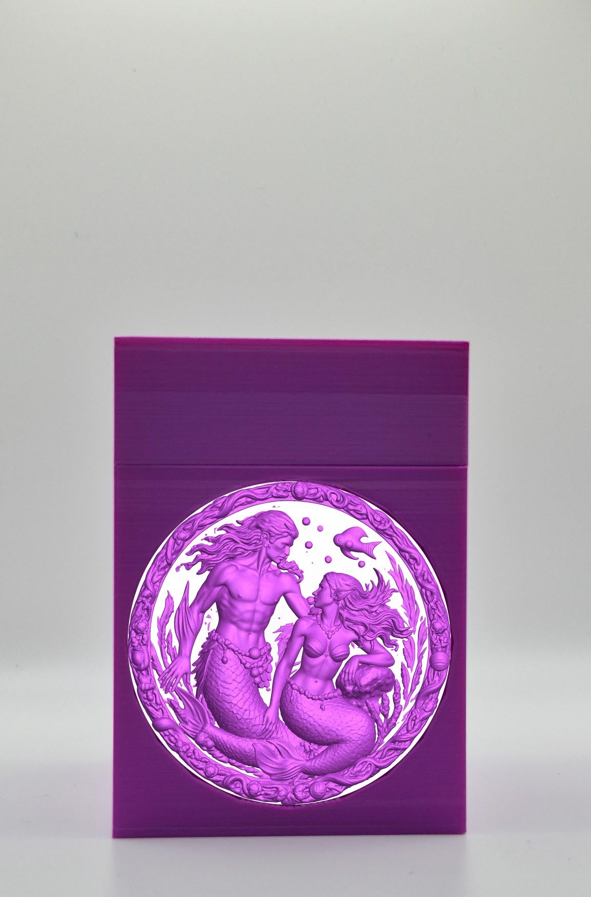 Merfolk Card Box — Purple
