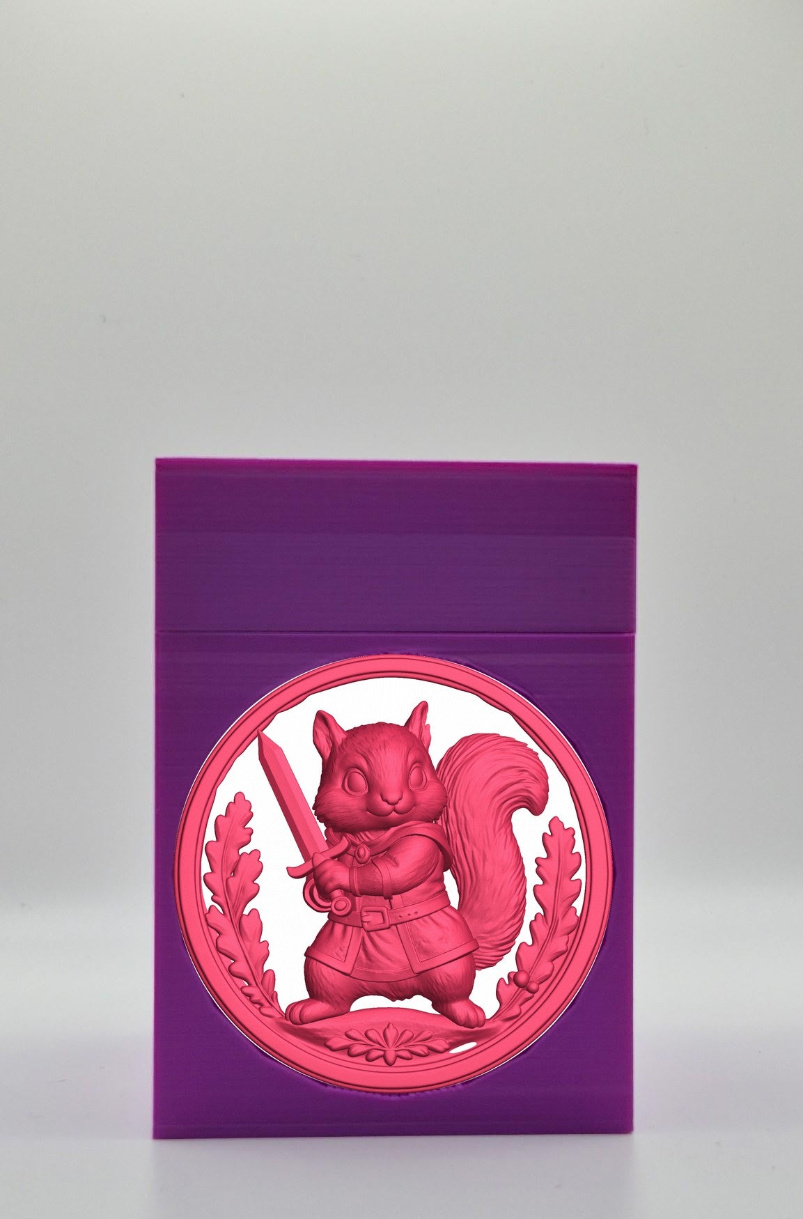 Squirrel Card Box — Purple