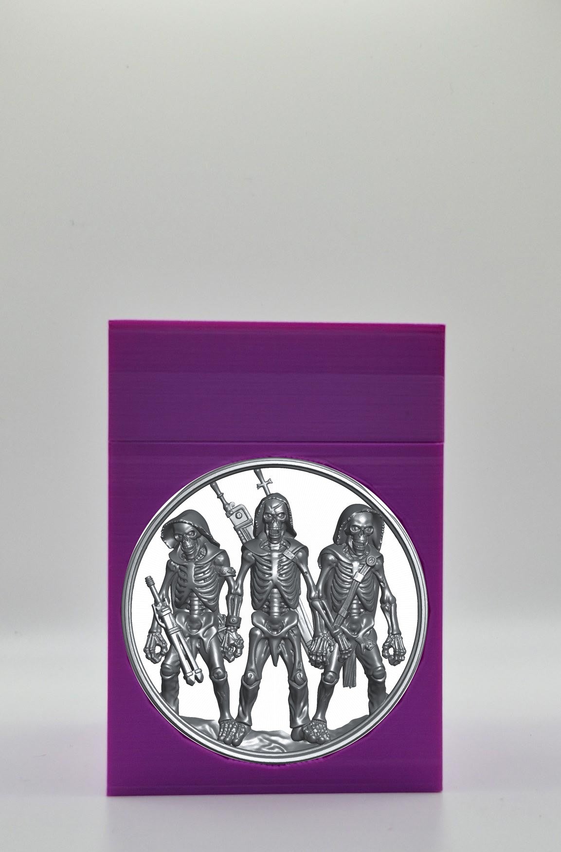Skeleton Army Card Box — Purple