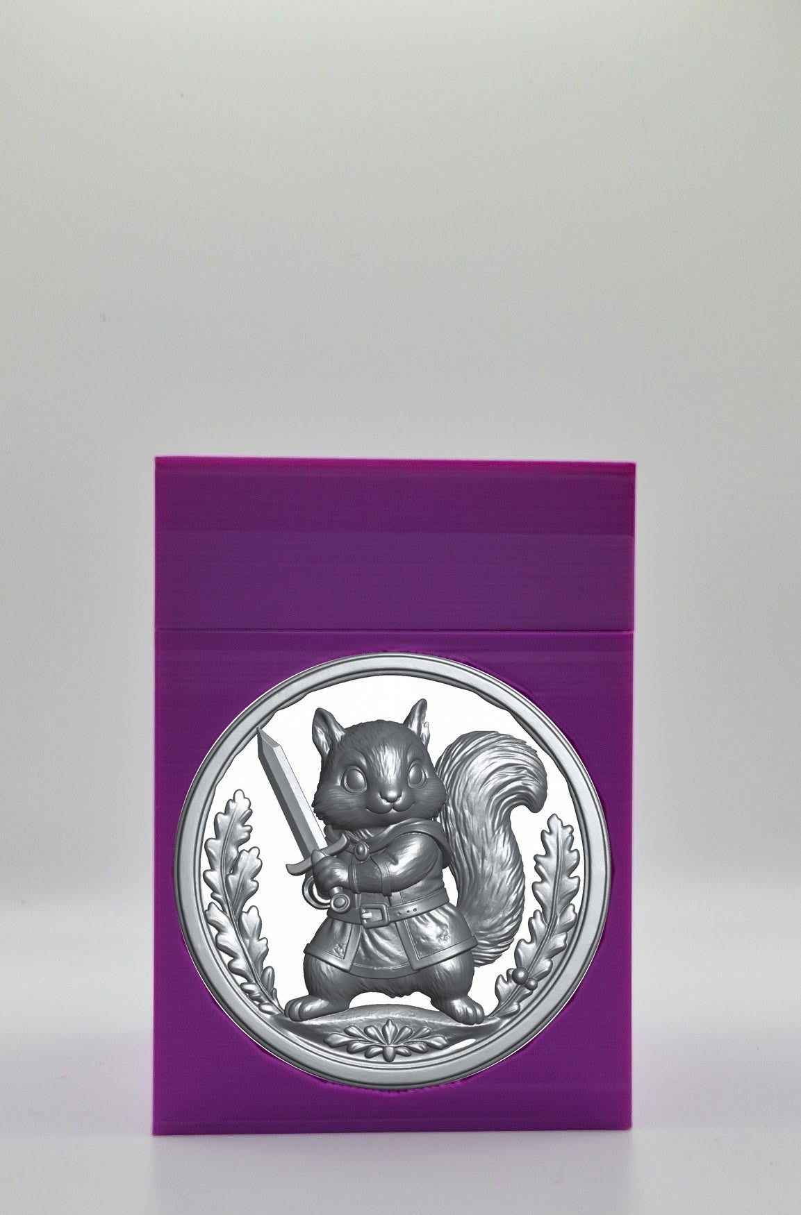 Squirrel Card Box — Purple