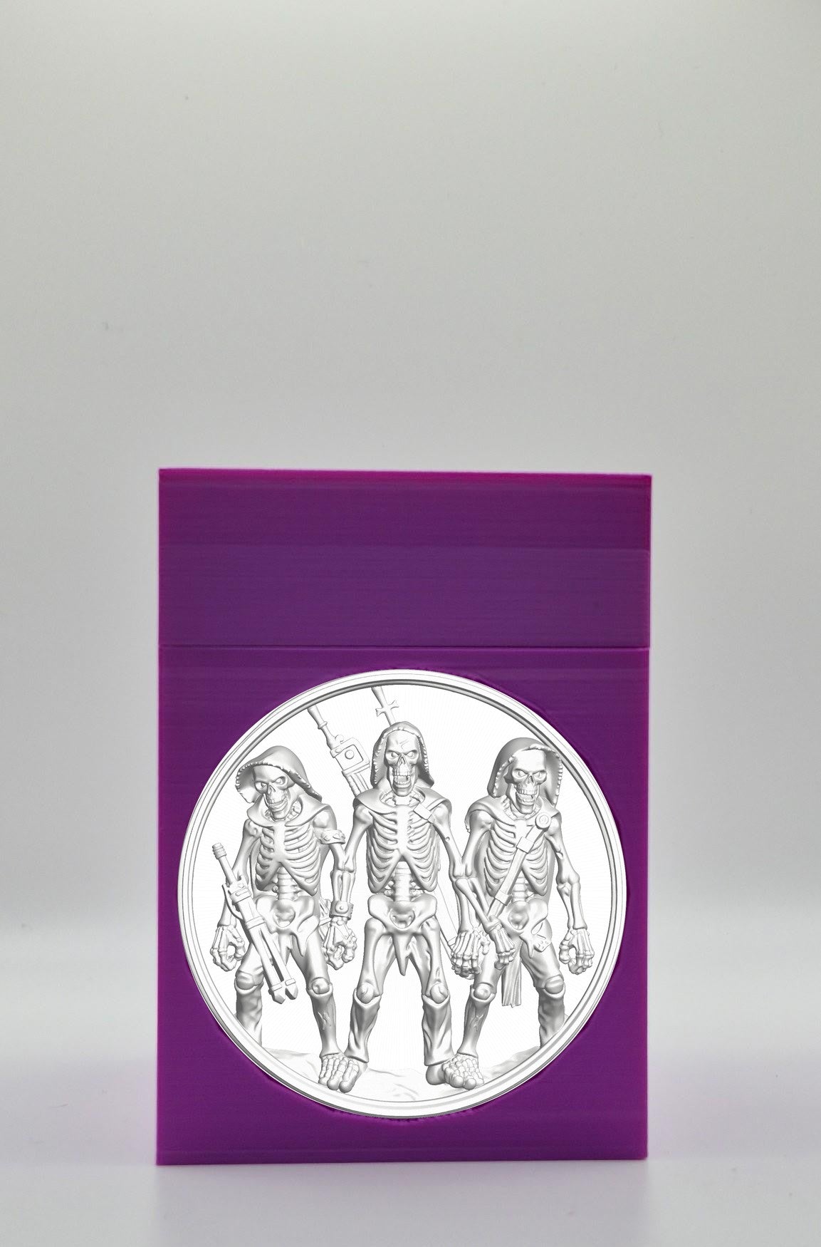 Skeleton Army Card Box — Purple