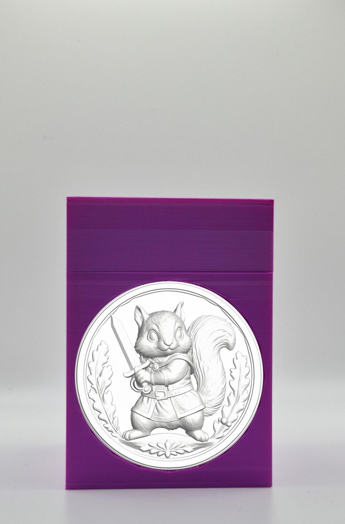 Squirrel Card Box — Purple