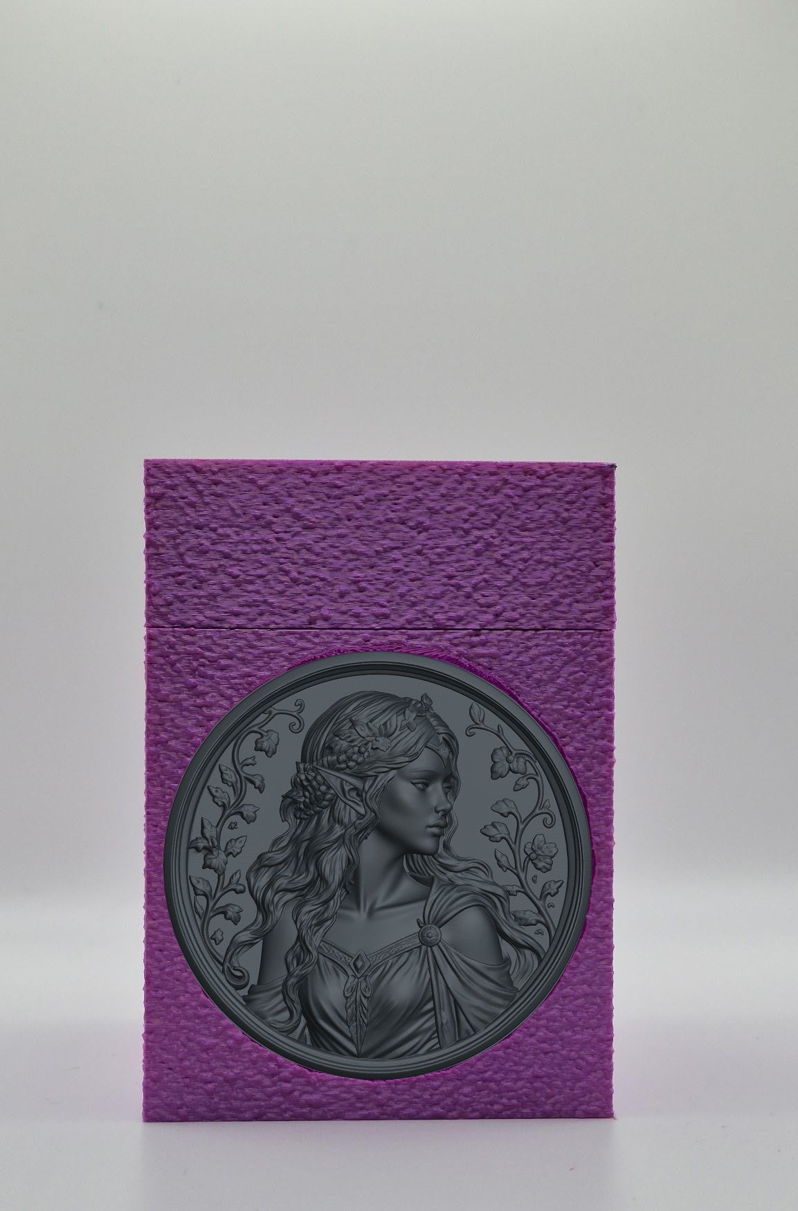 Elf Maiden Card Box — Purple