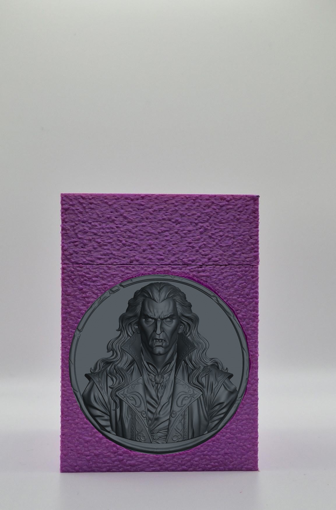 Gothic Vampire Card Box — Purple
