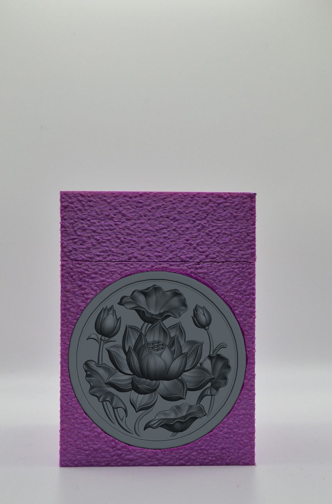 Lotus Card Box — Purple