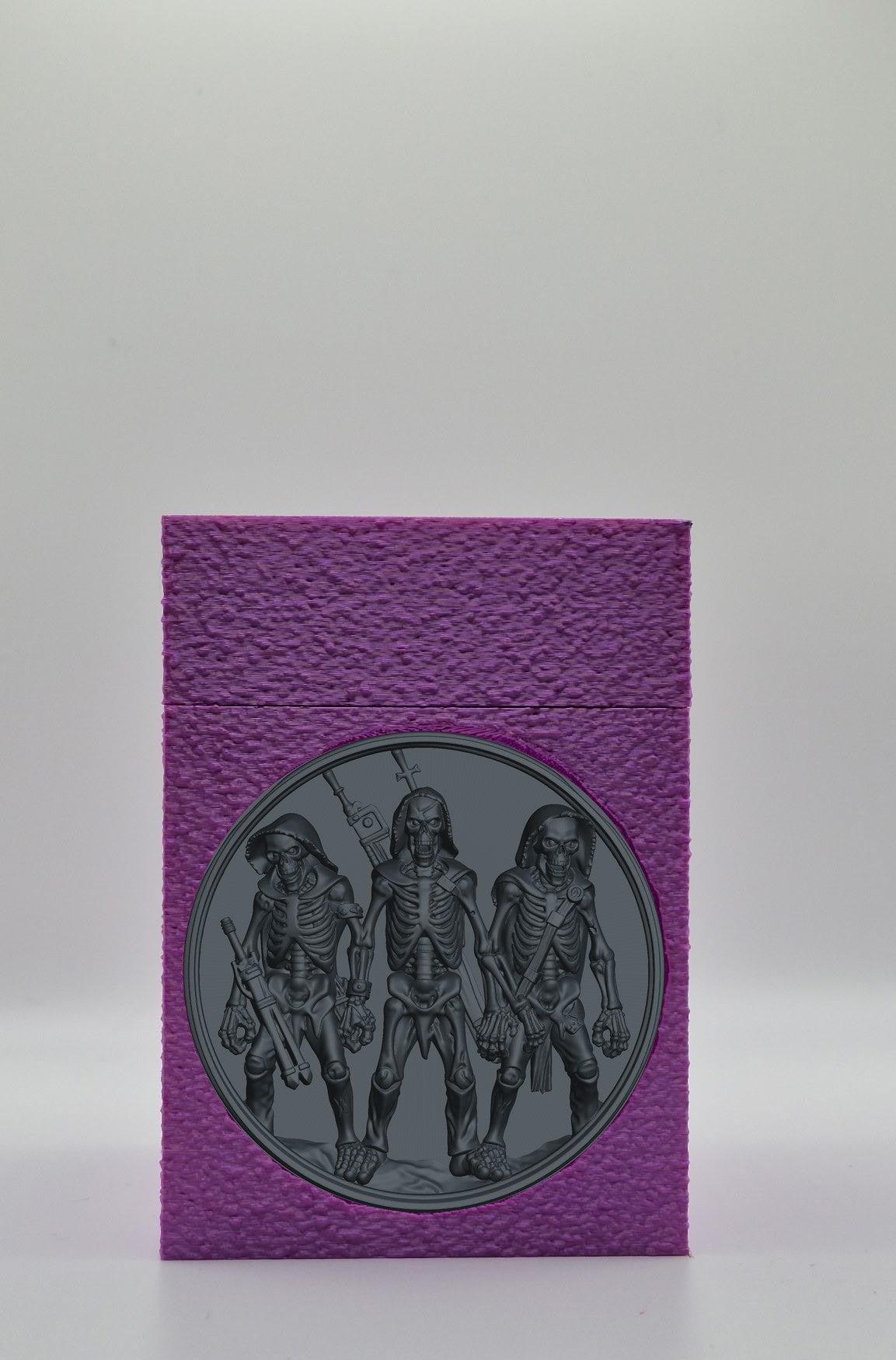 Skeleton Army Card Box — Purple