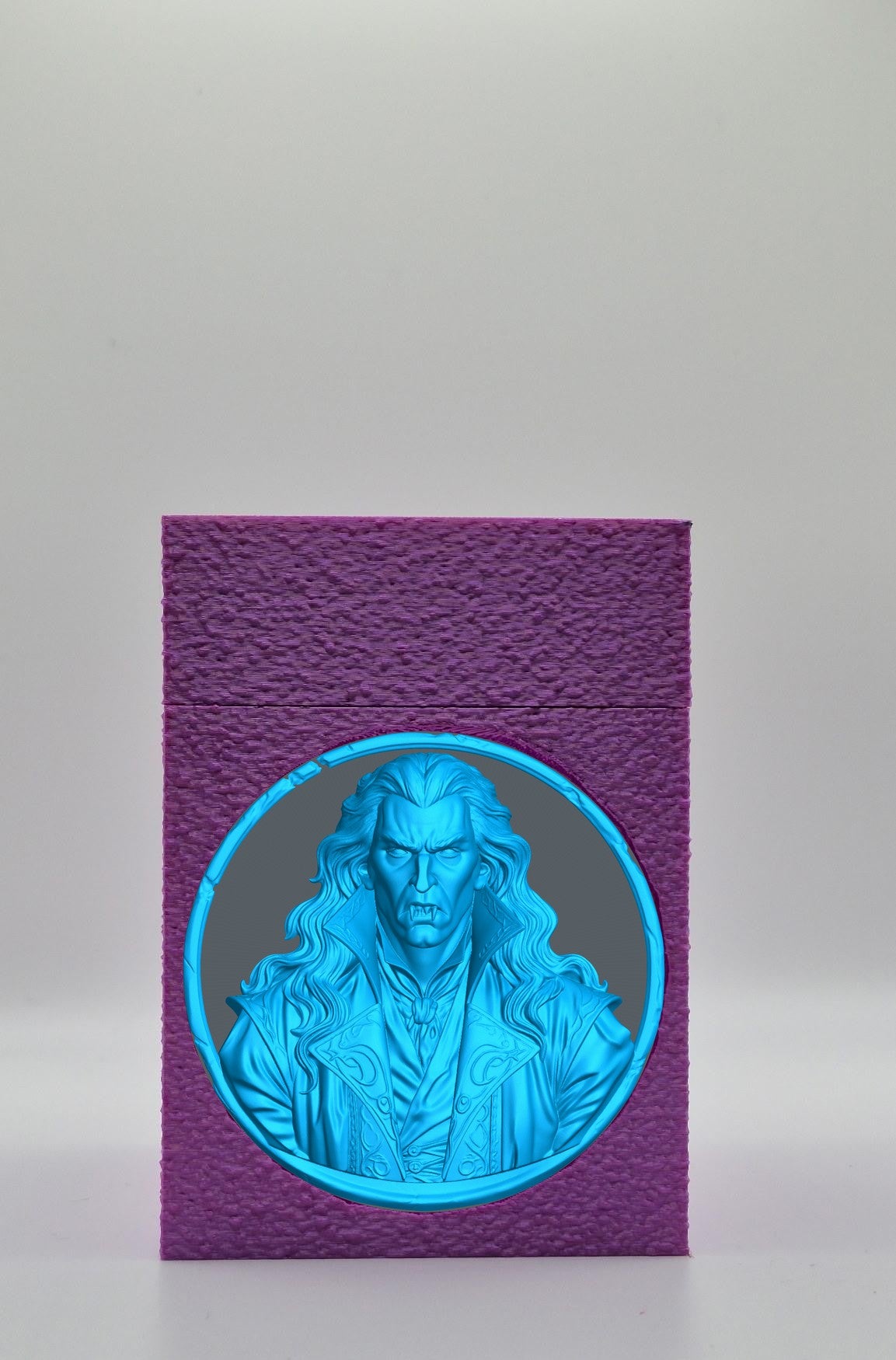 Gothic Vampire Card Box — Purple