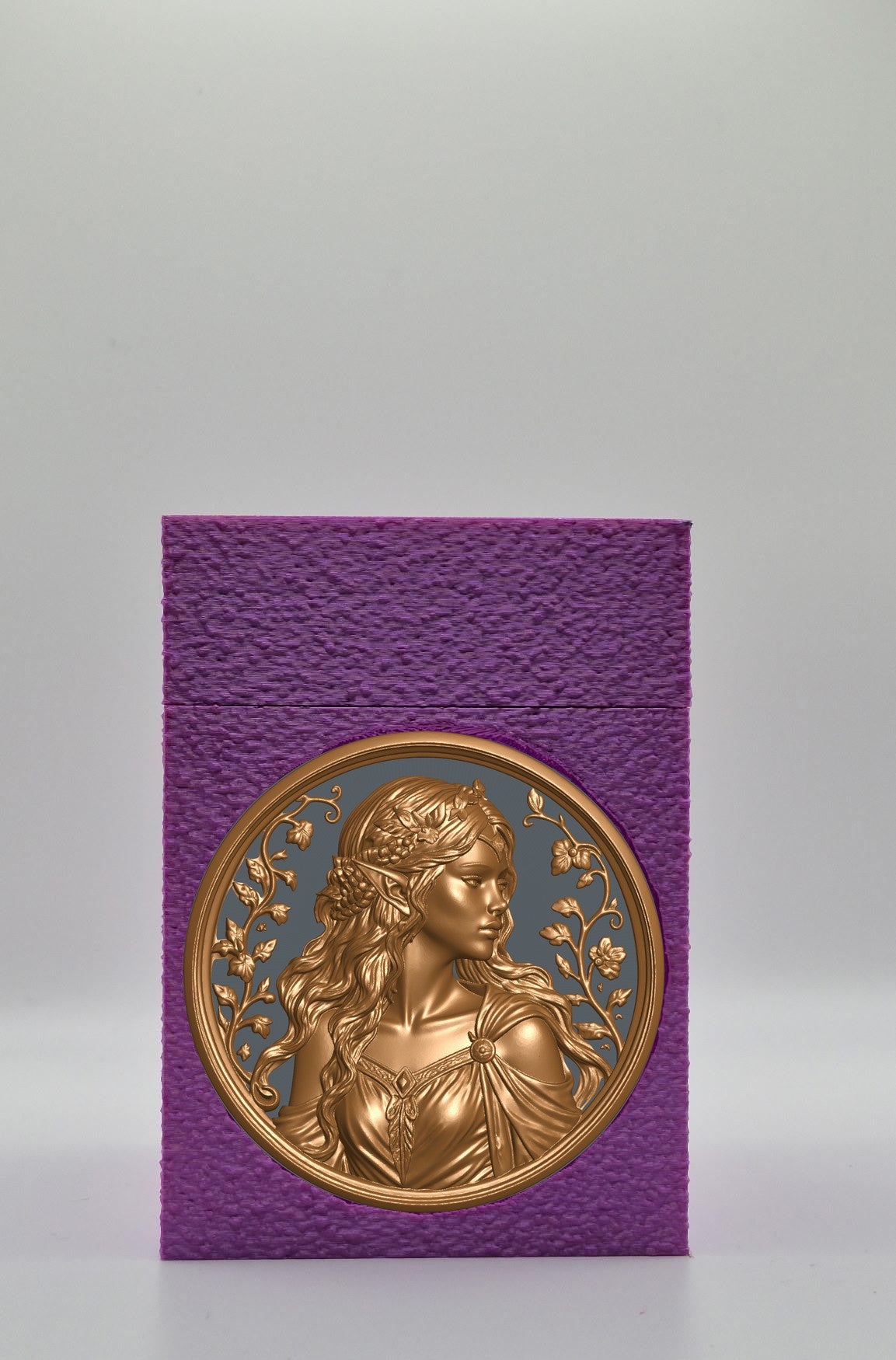 Elf Maiden Card Box — Purple