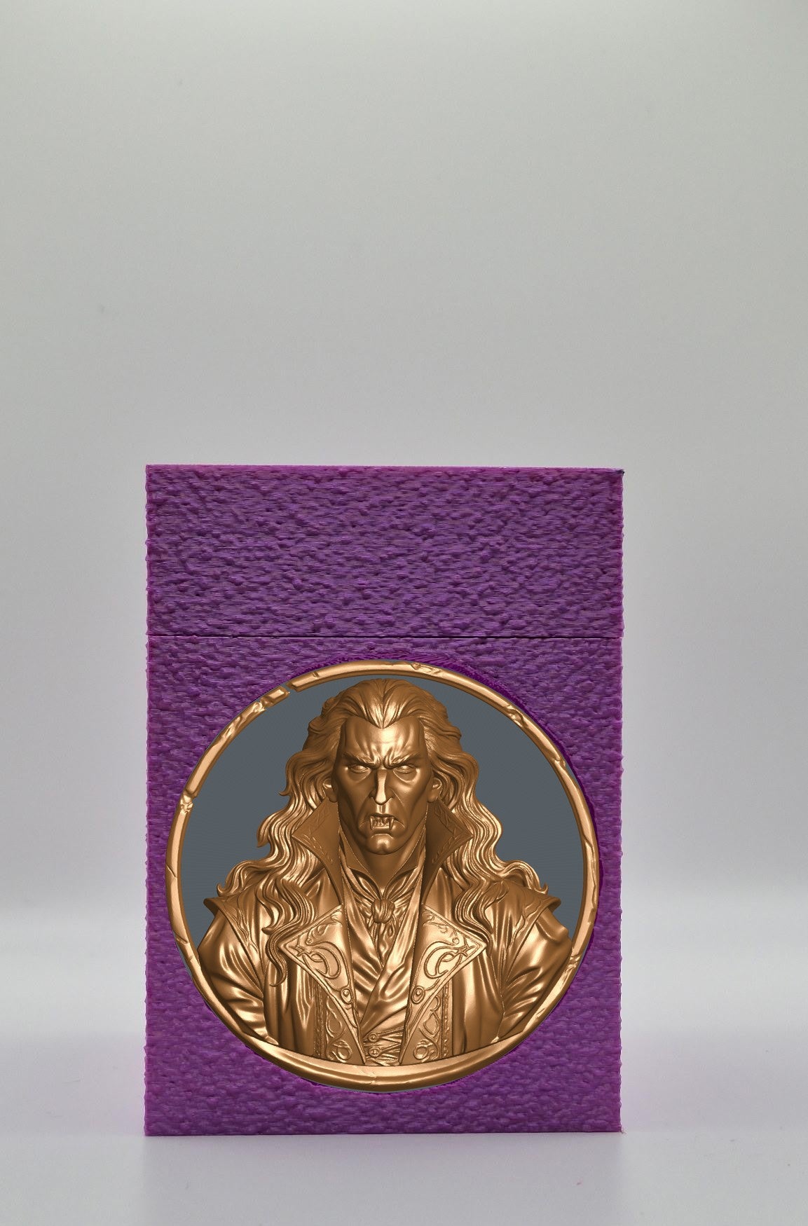 Gothic Vampire Card Box — Purple