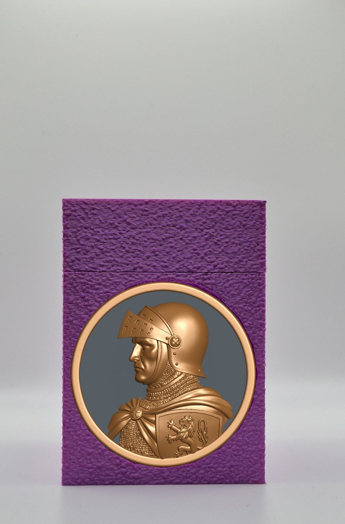 Knight Card Box — Purple