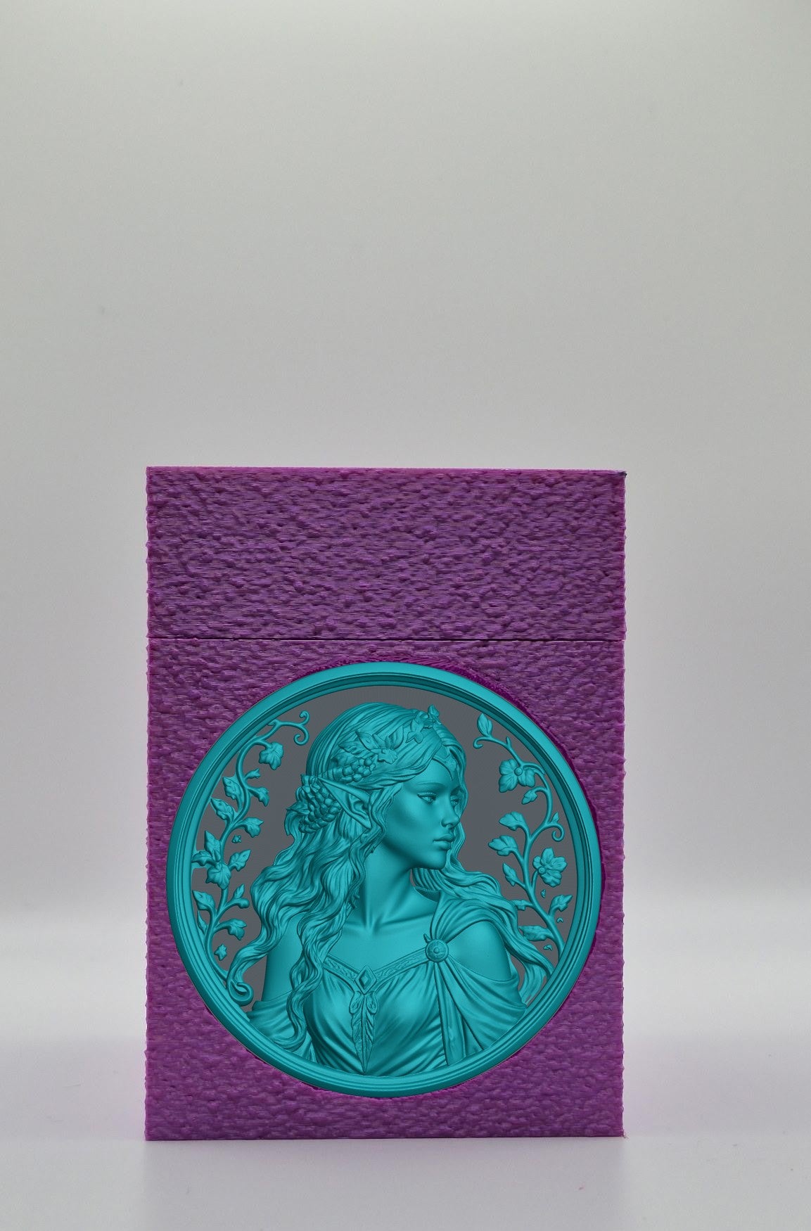 Elf Maiden Card Box — Purple