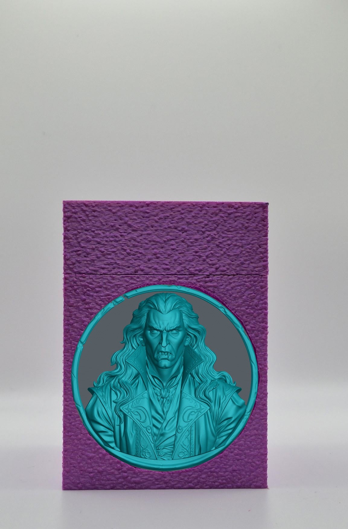 Gothic Vampire Card Box — Purple