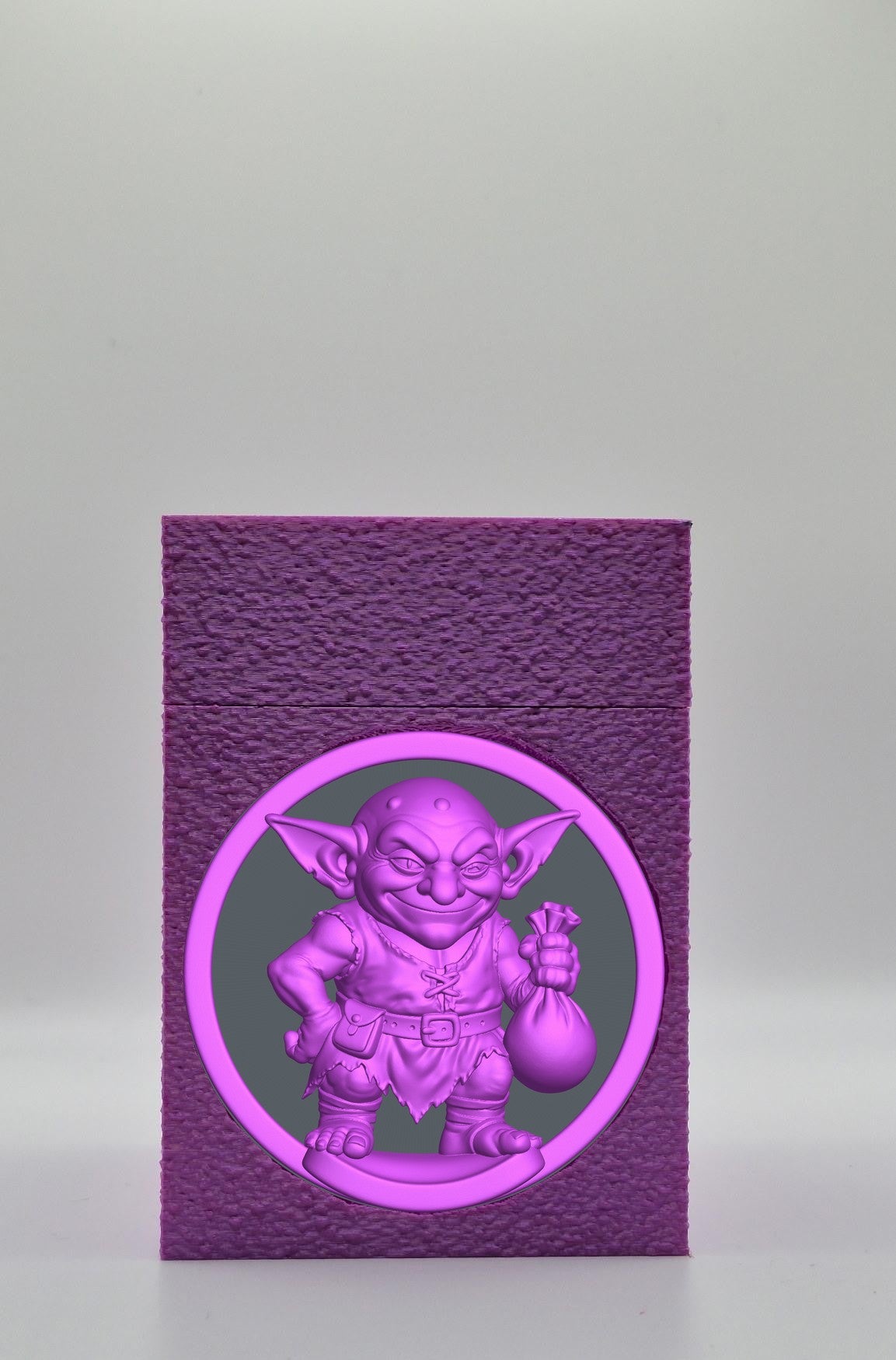 Greedy Goblin Card Box — Purple