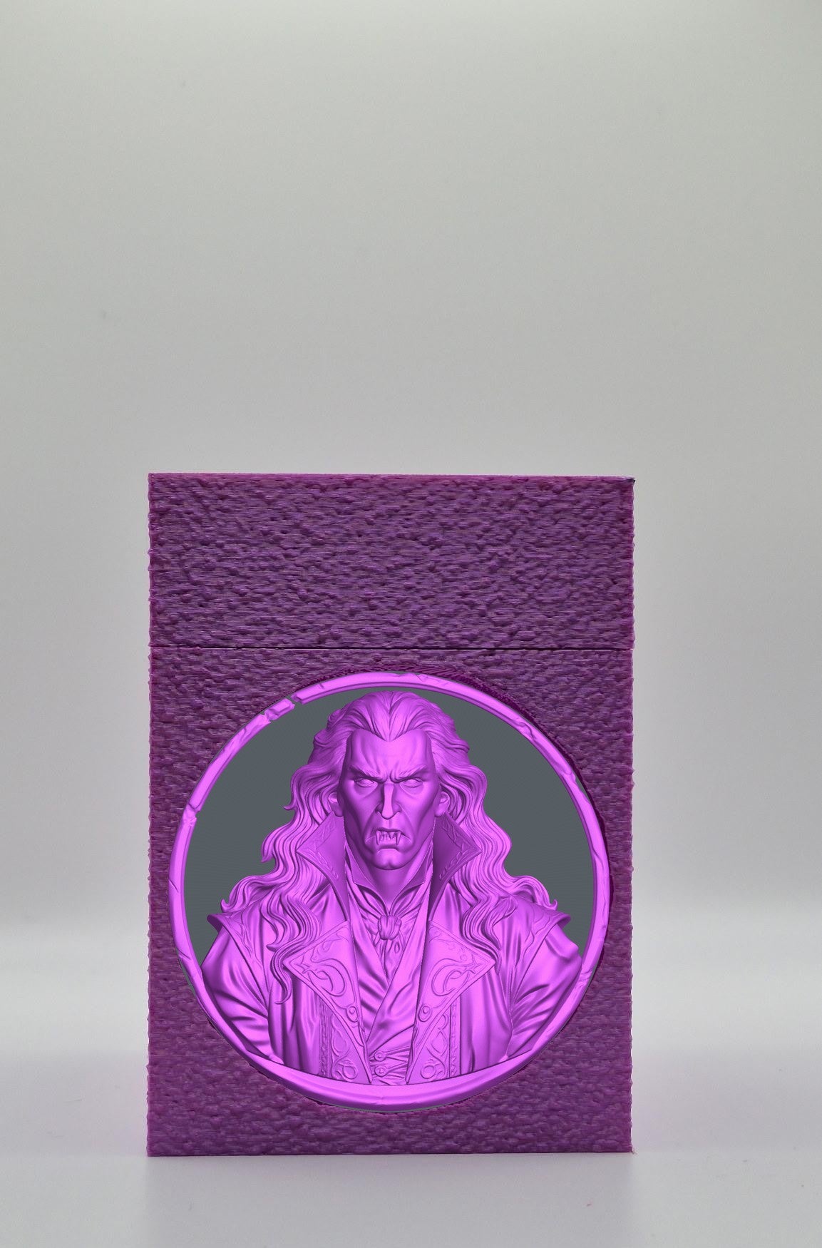 Gothic Vampire Card Box — Purple