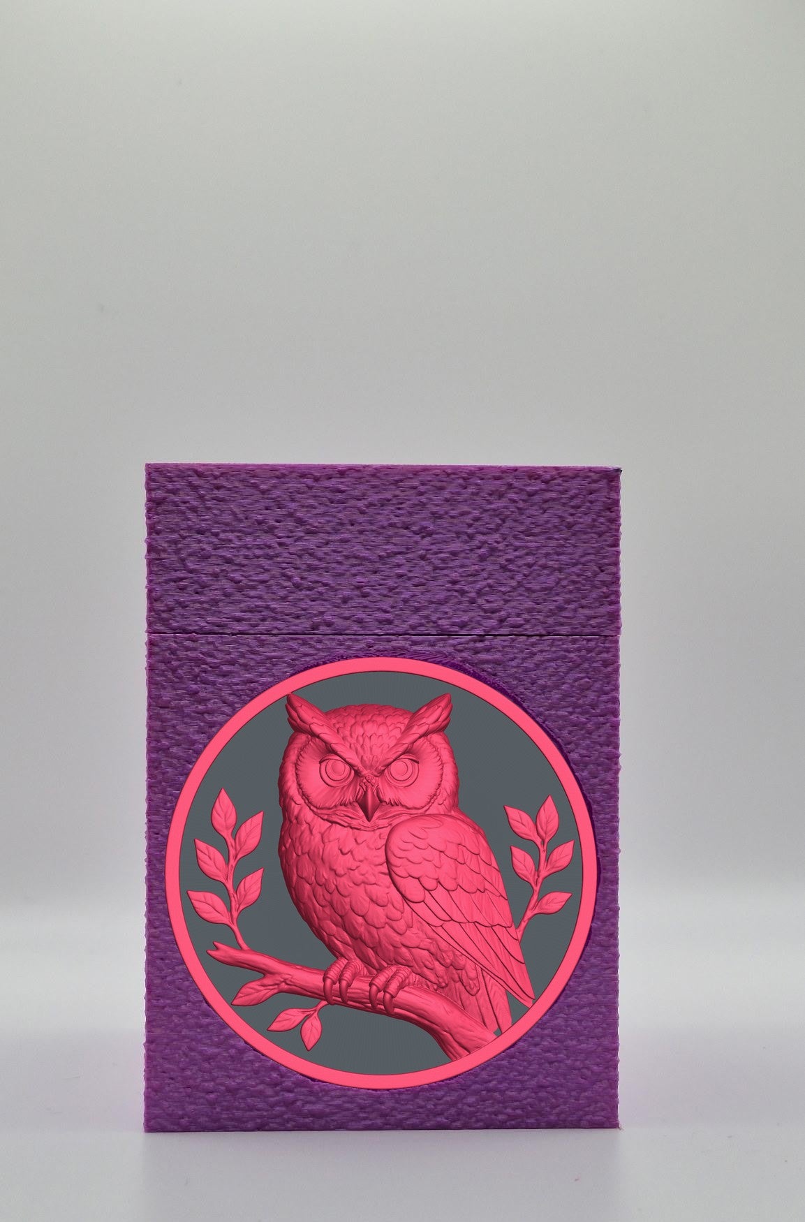 Owl Card Box — Purple