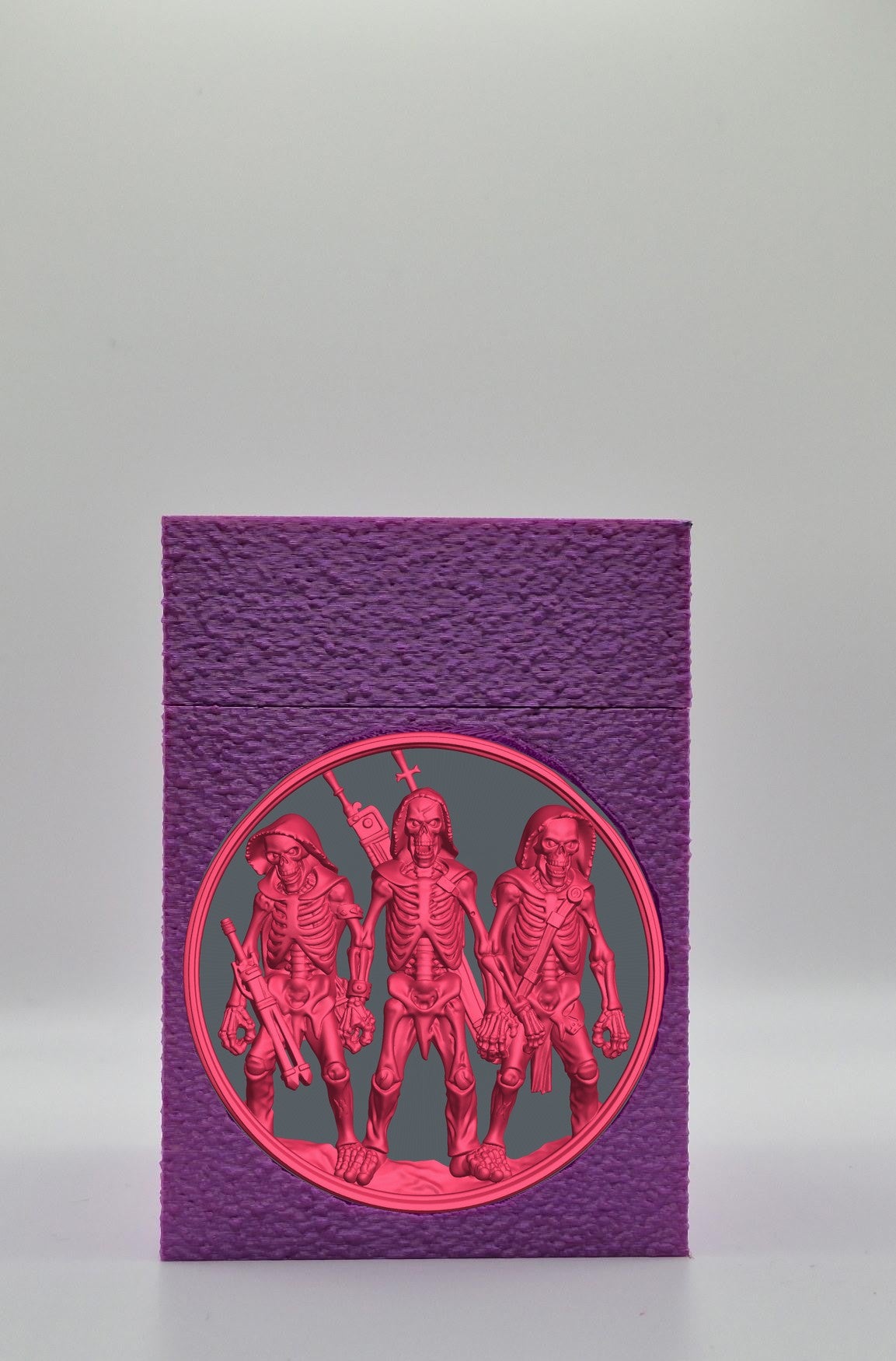 Skeleton Army Card Box — Purple