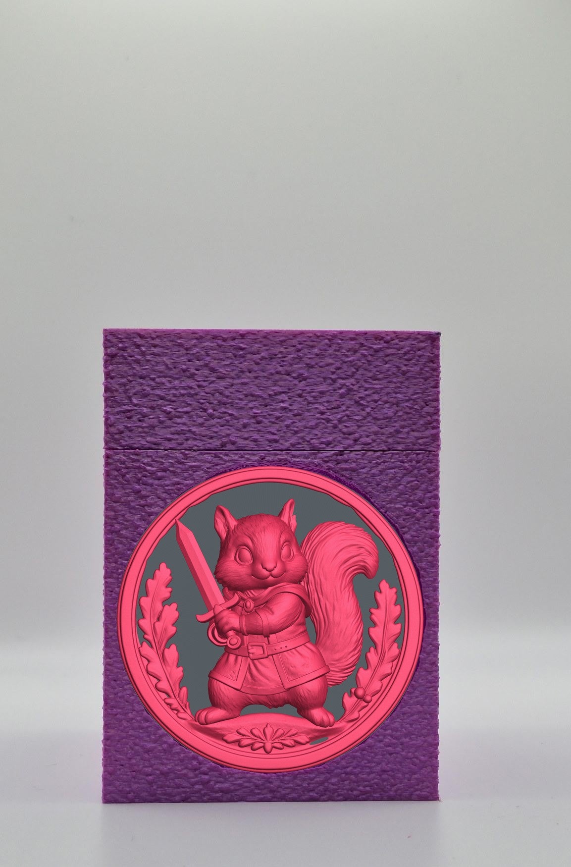 Squirrel Card Box — Purple