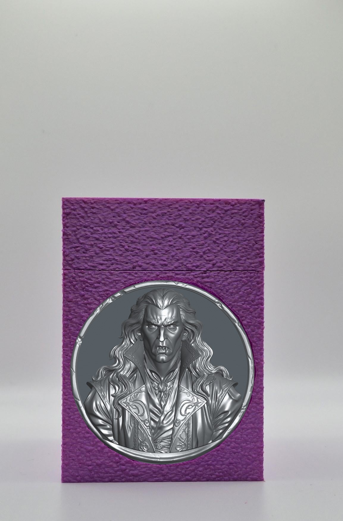 Gothic Vampire Card Box — Purple