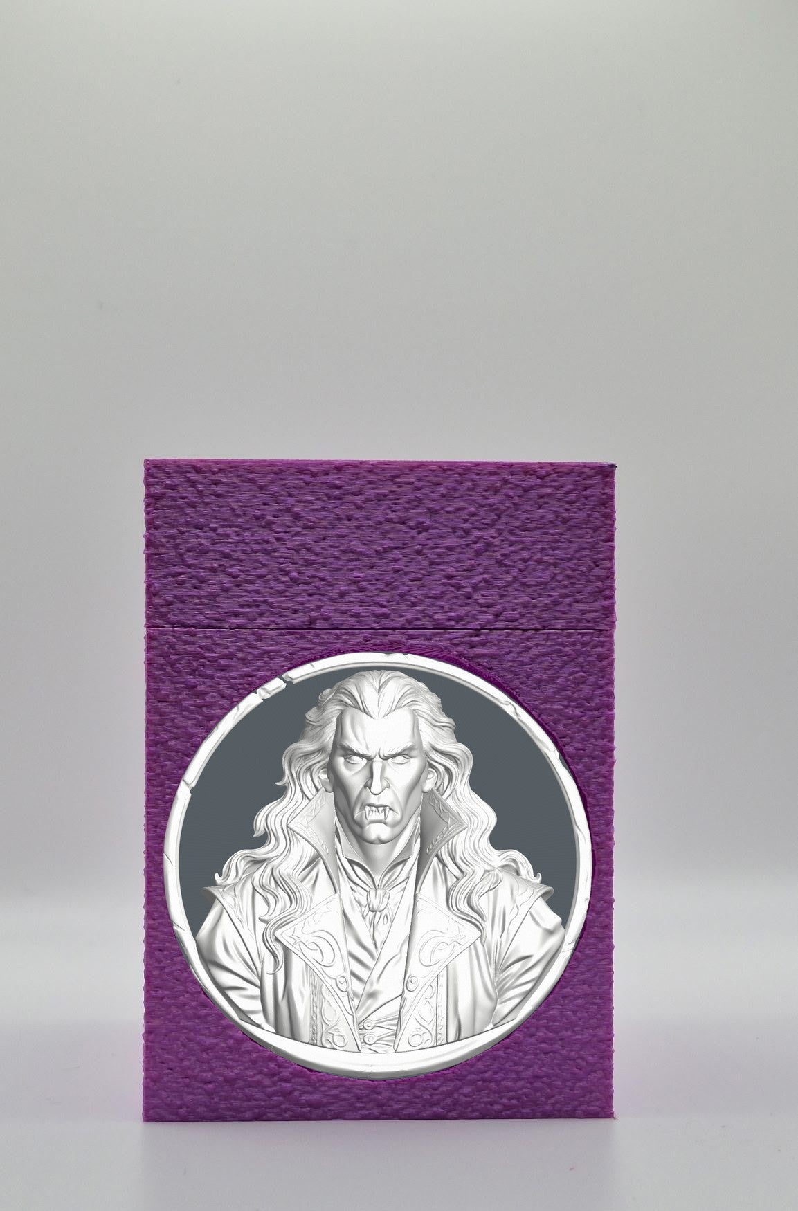 Gothic Vampire Card Box — Purple