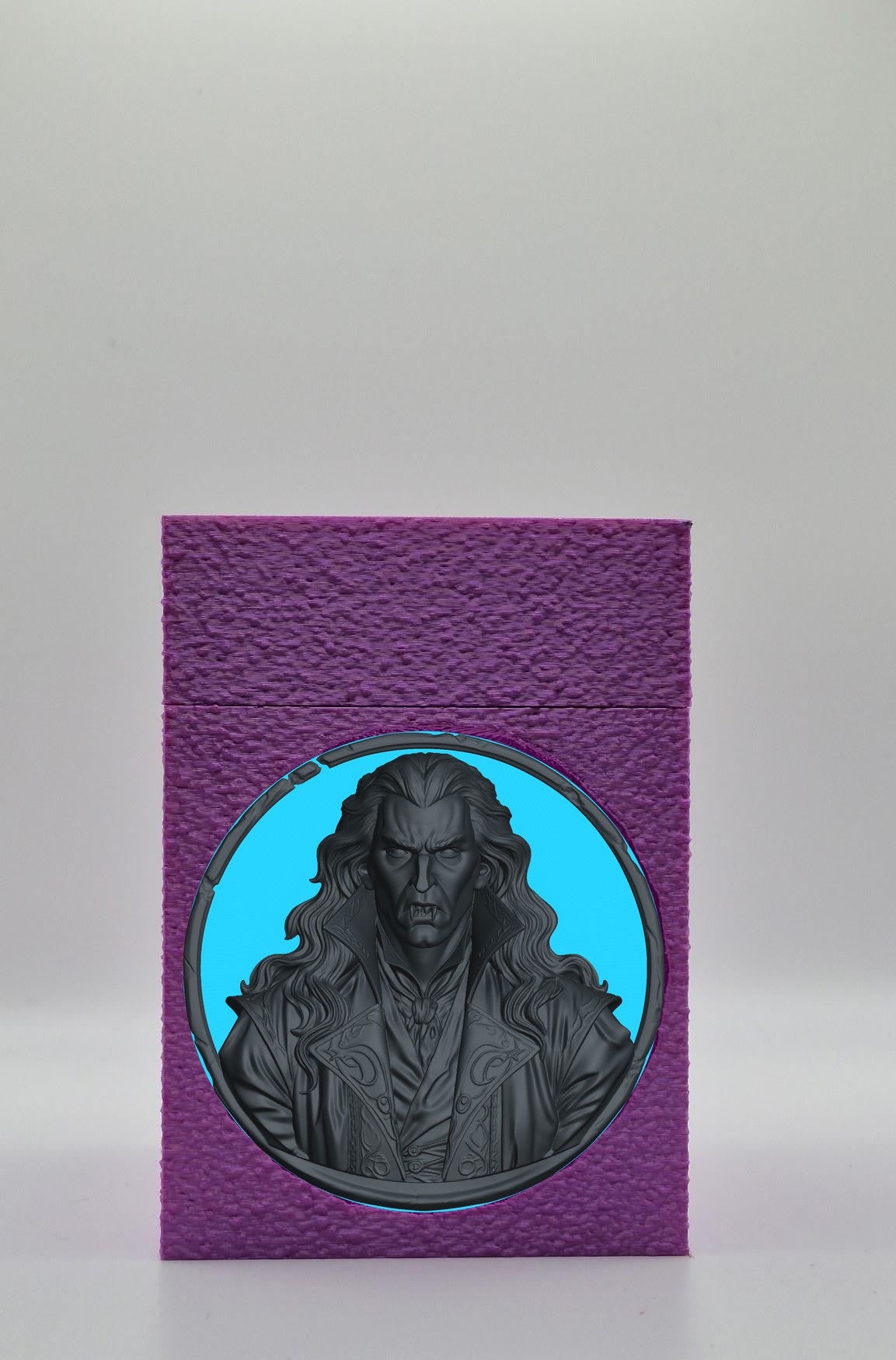 Gothic Vampire Card Box — Purple