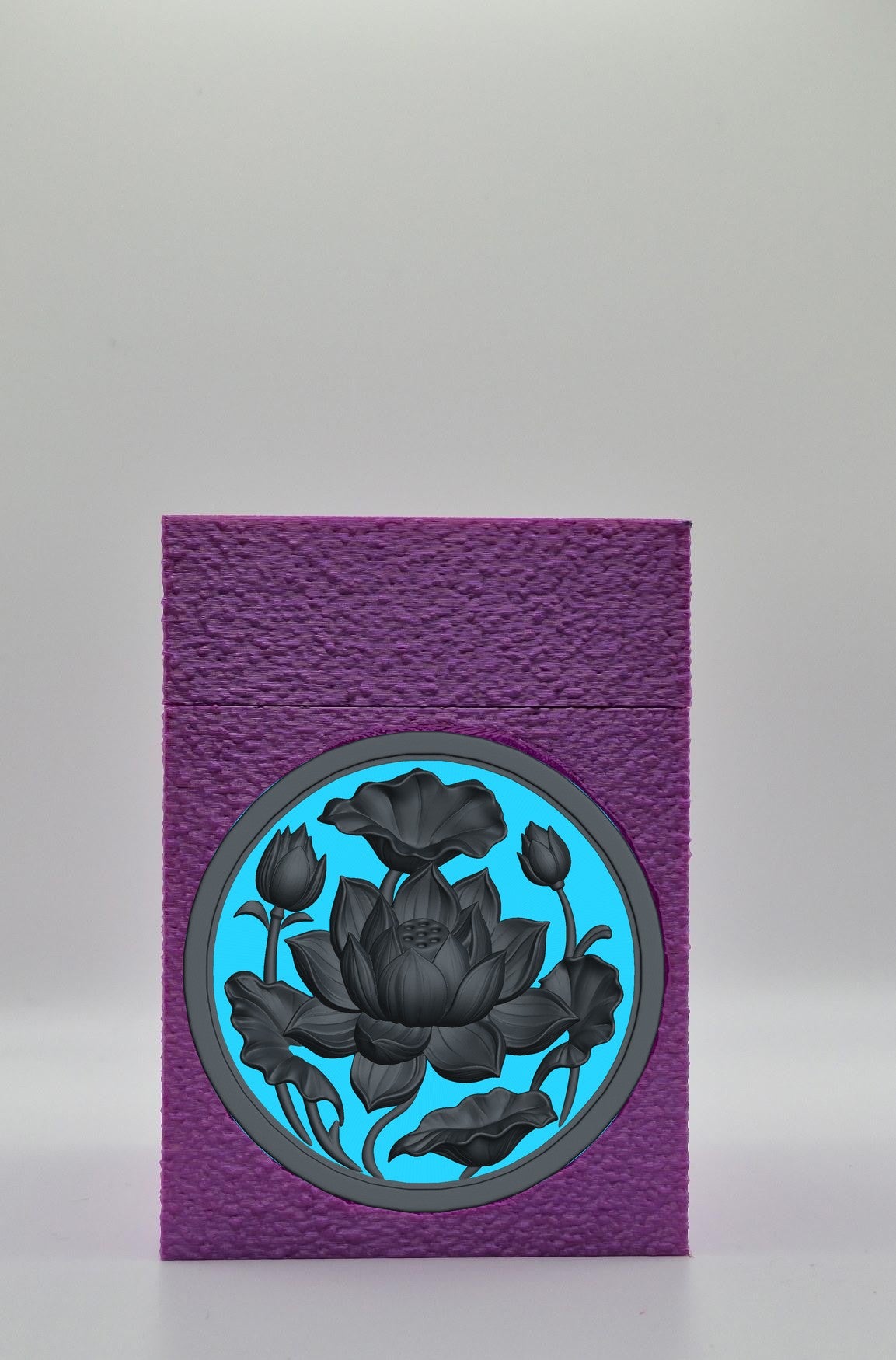 Lotus Card Box — Purple