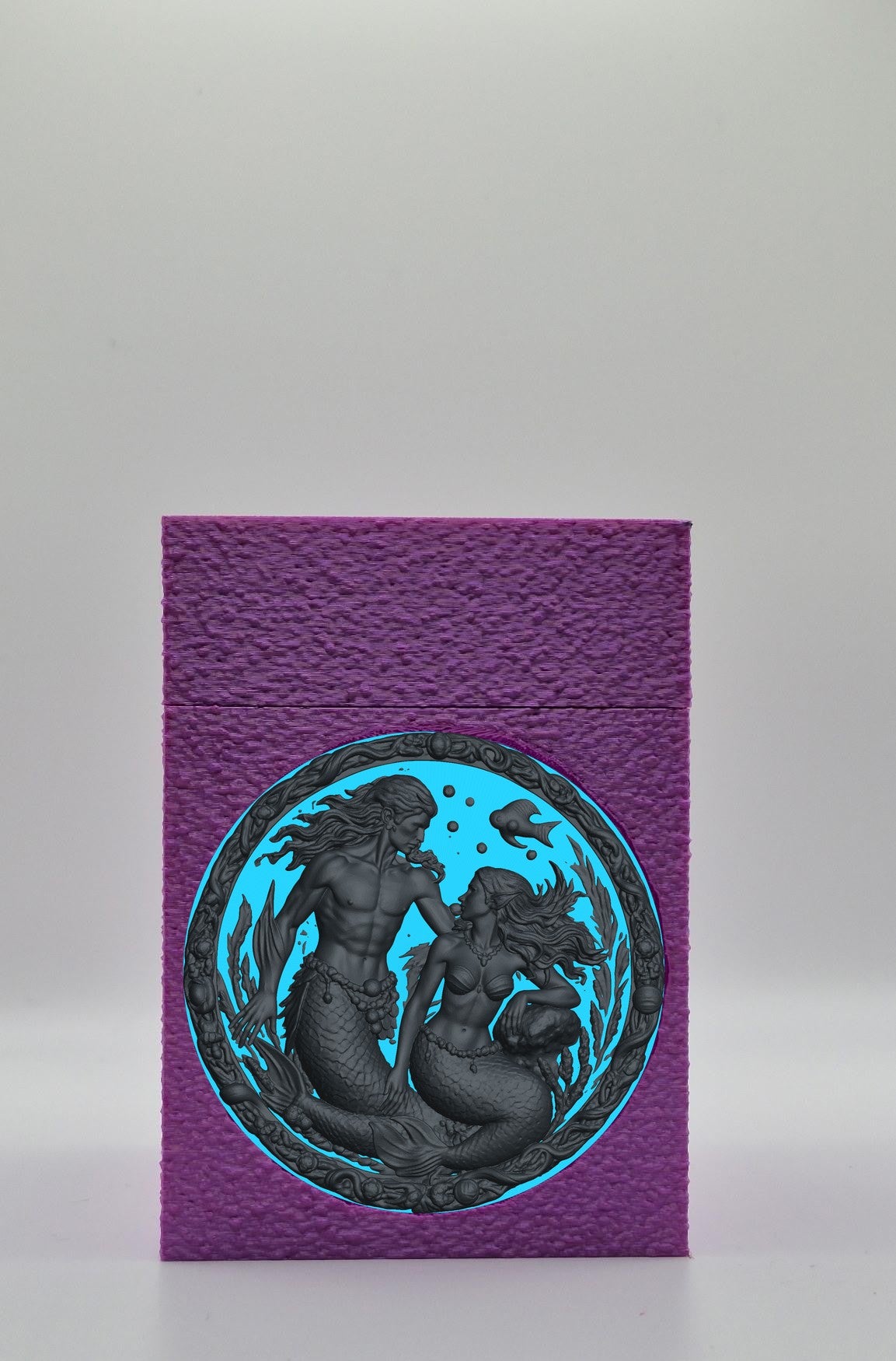 Merfolk Card Box — Purple
