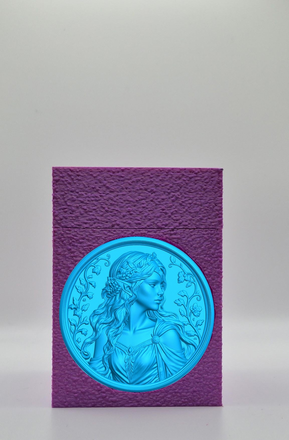 Elf Maiden Card Box — Purple