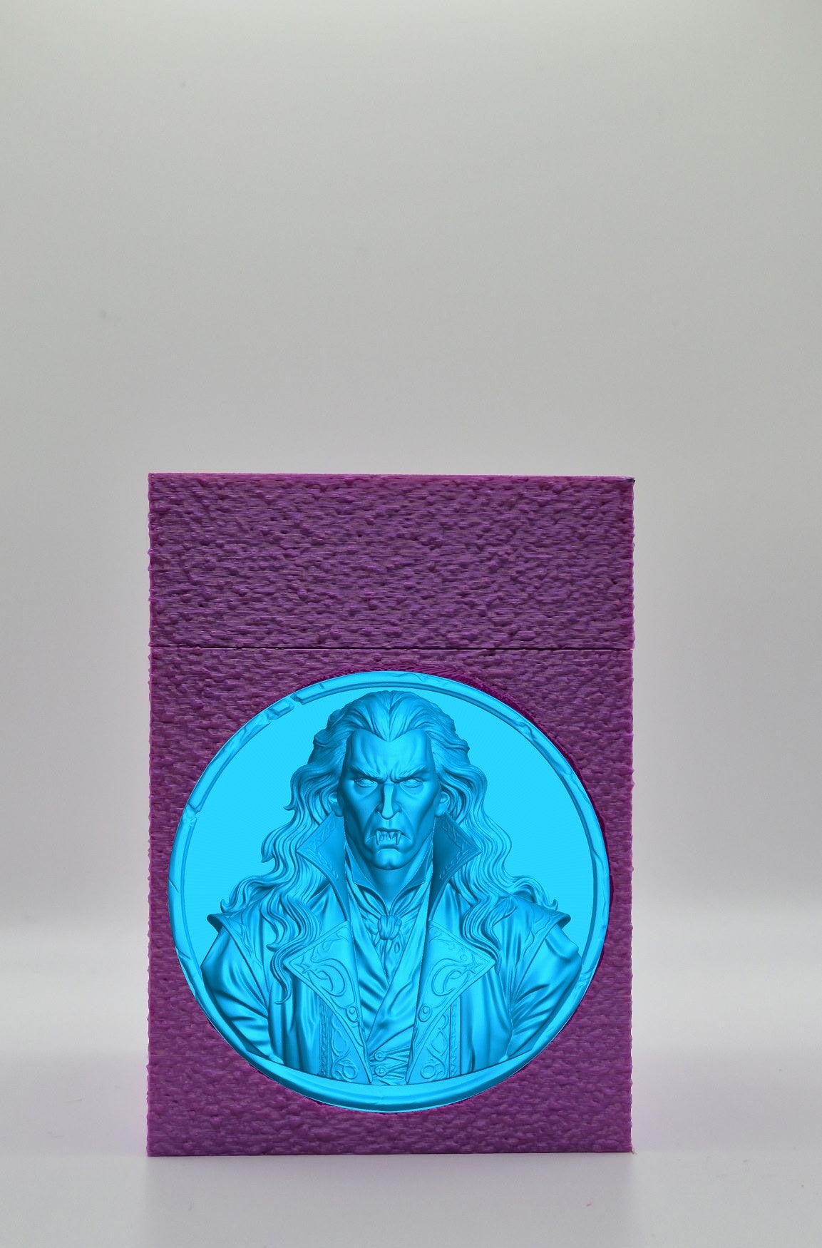 Gothic Vampire Card Box — Purple