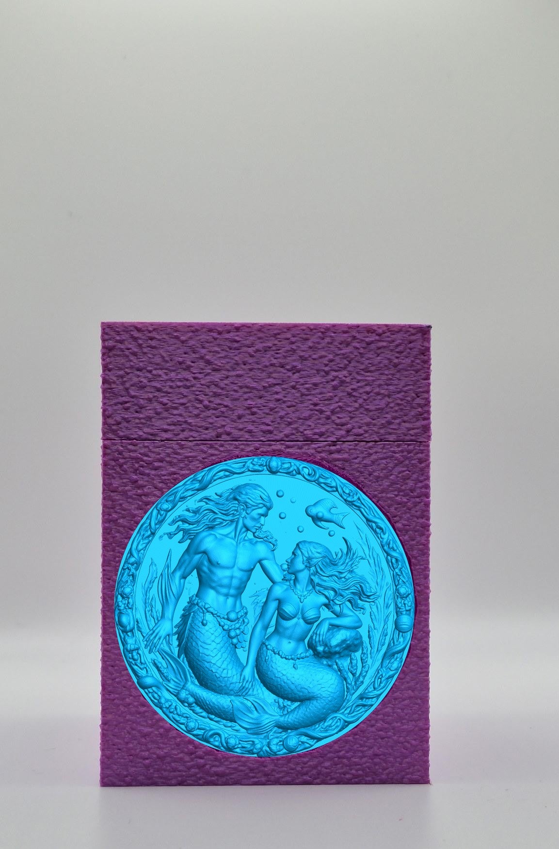 Merfolk Card Box — Purple