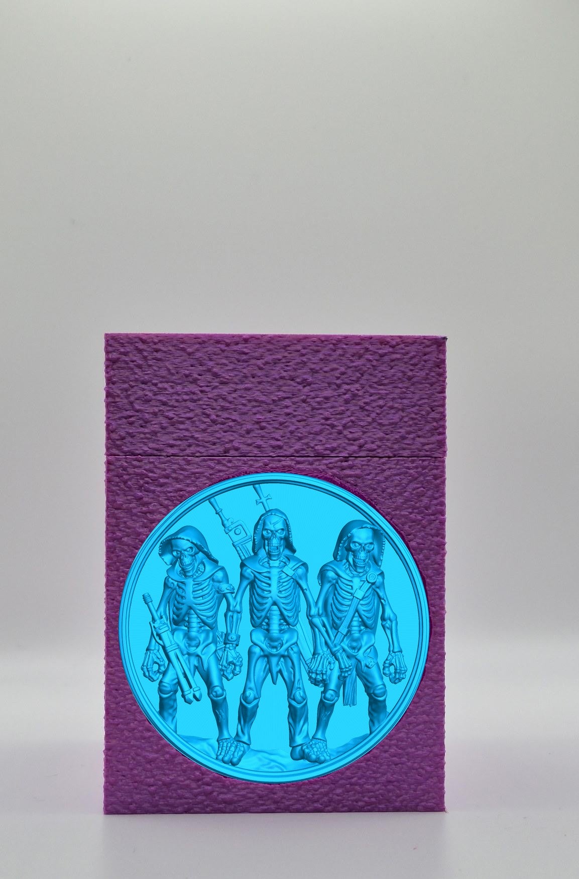 Skeleton Army Card Box — Purple