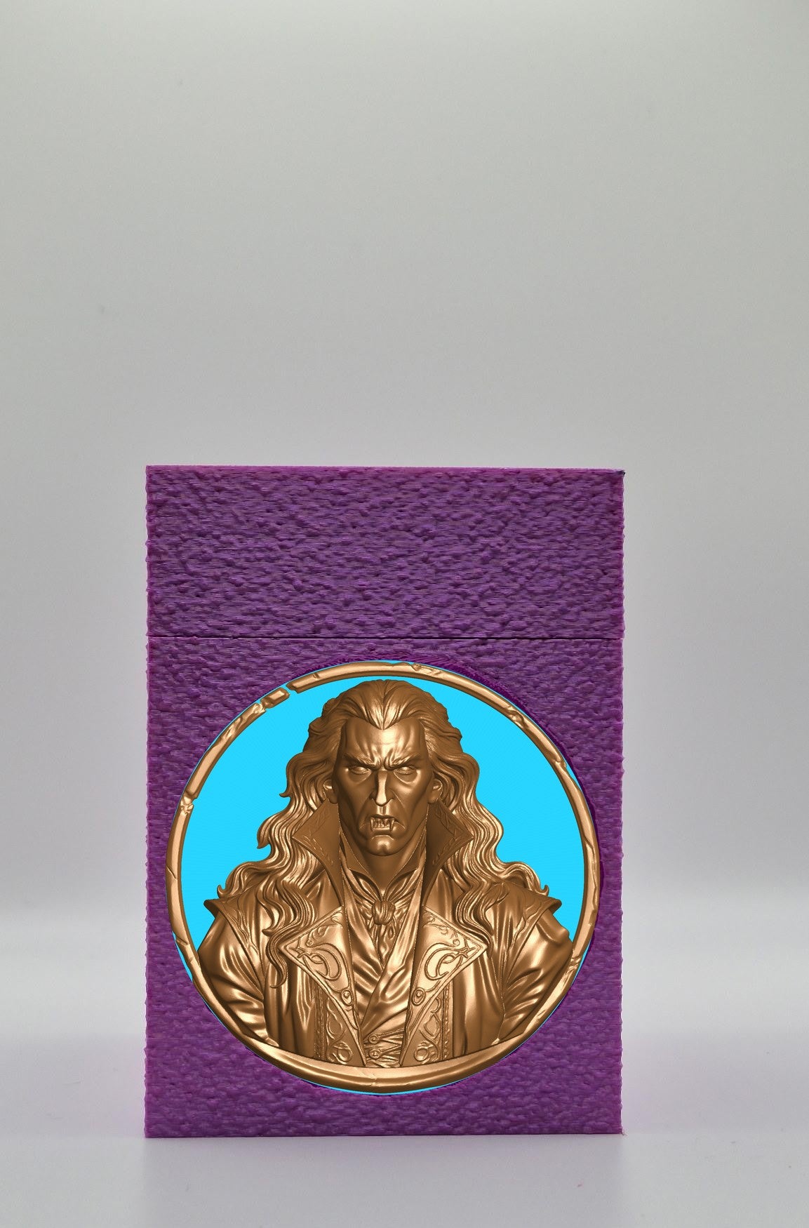 Gothic Vampire Card Box — Purple