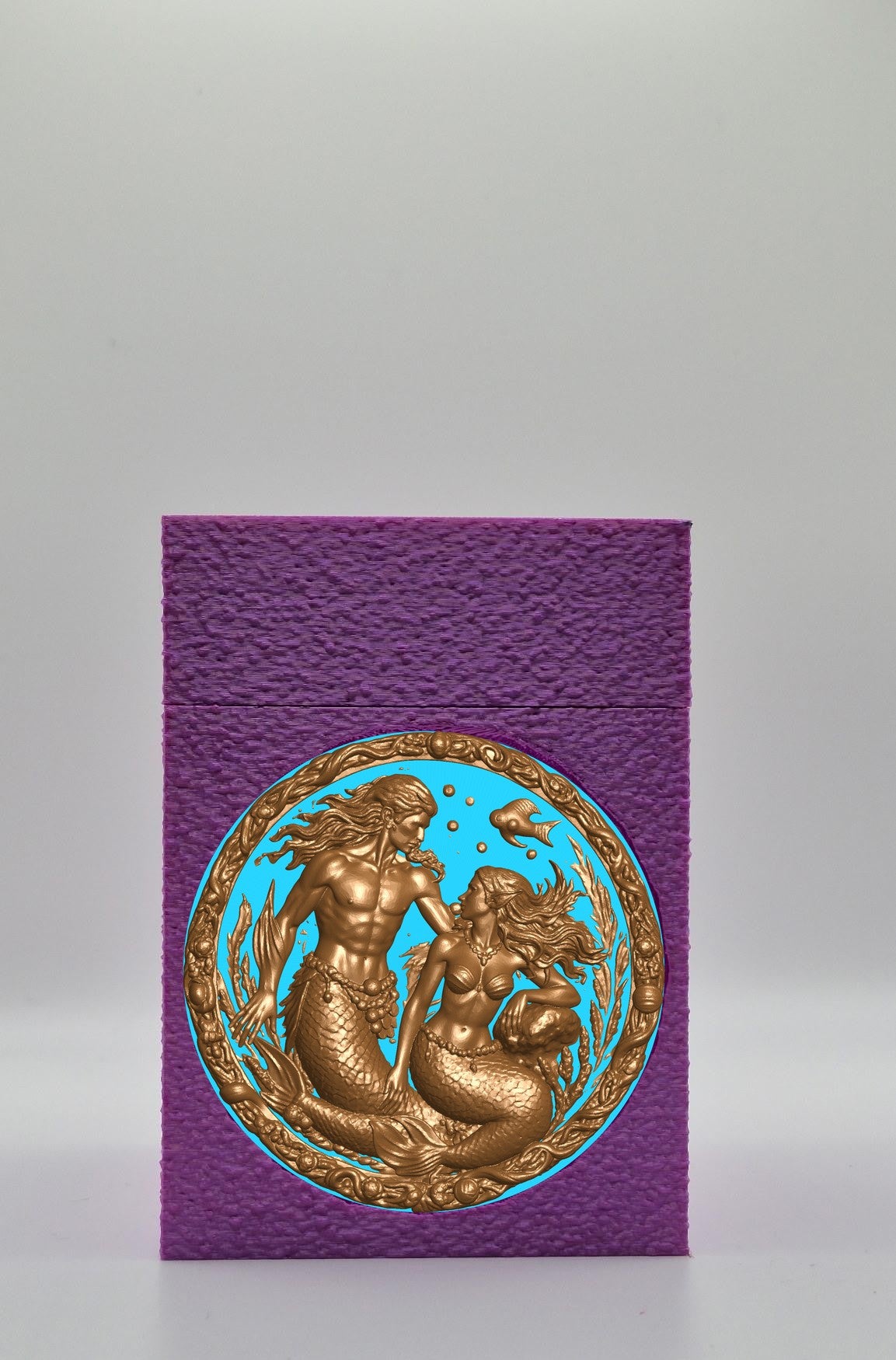 Merfolk Card Box — Purple