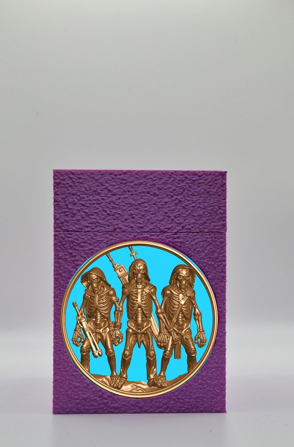 Skeleton Army Card Box — Purple