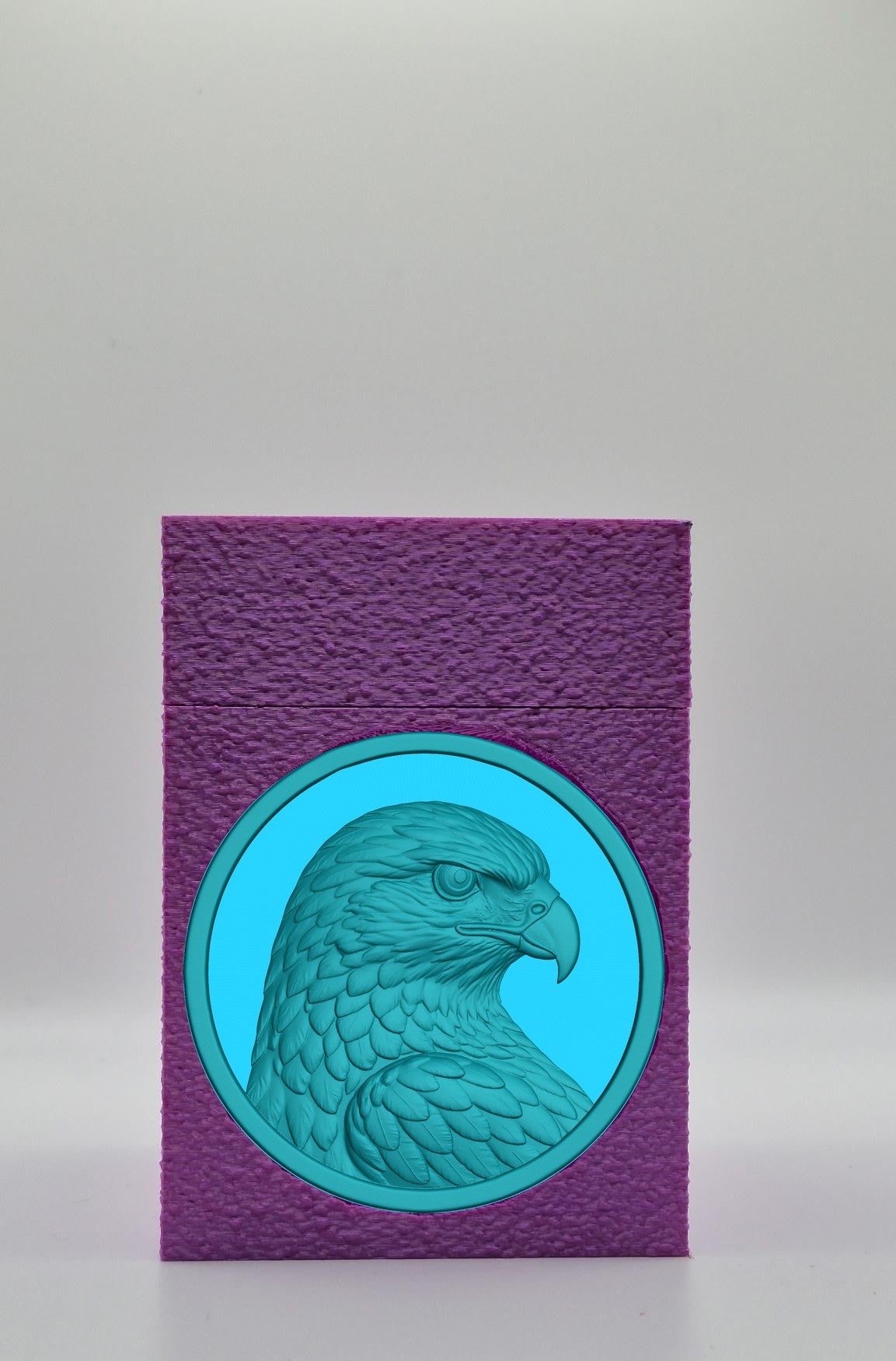 Eagle Card Box — Purple