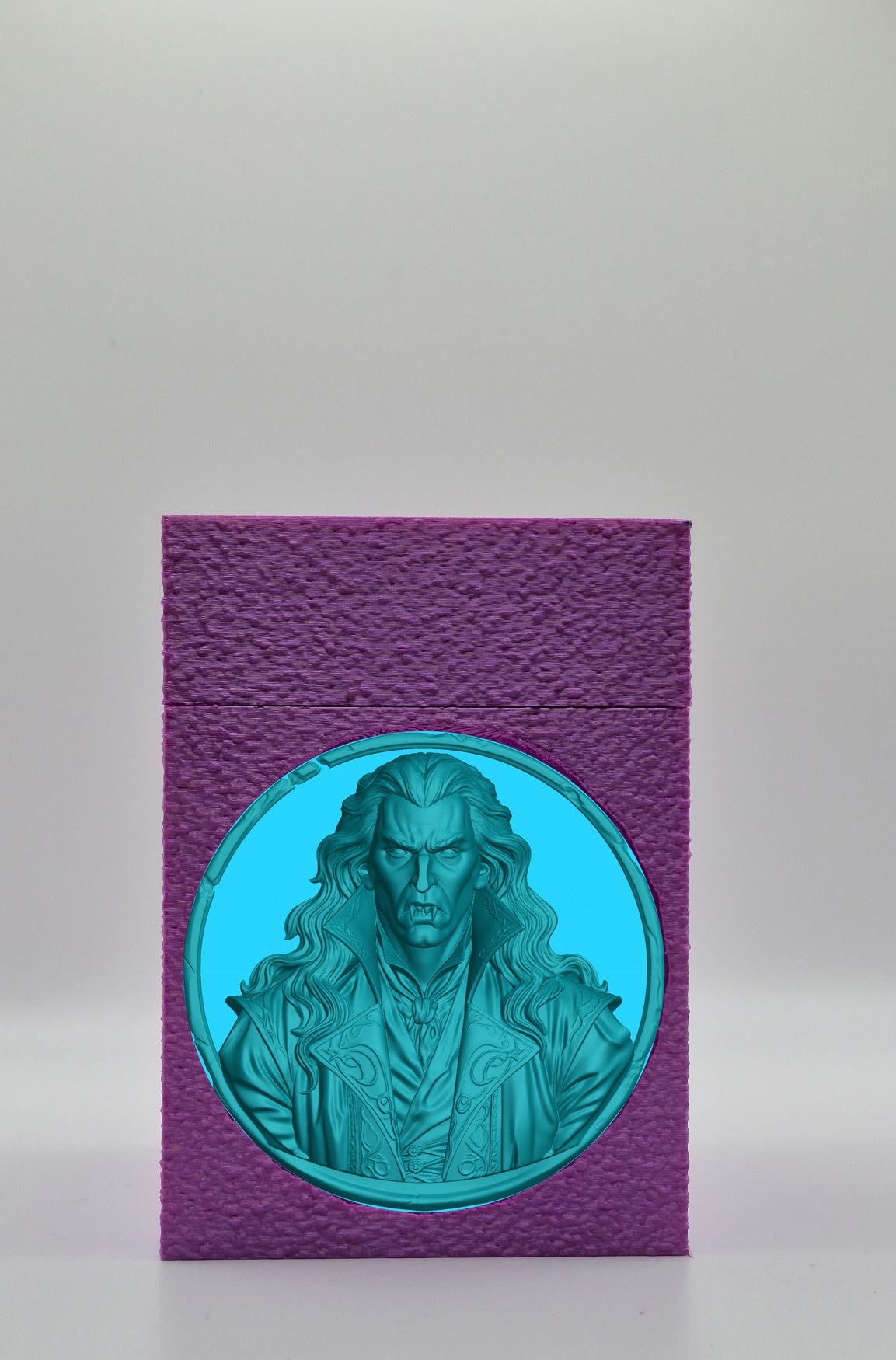 Gothic Vampire Card Box — Purple