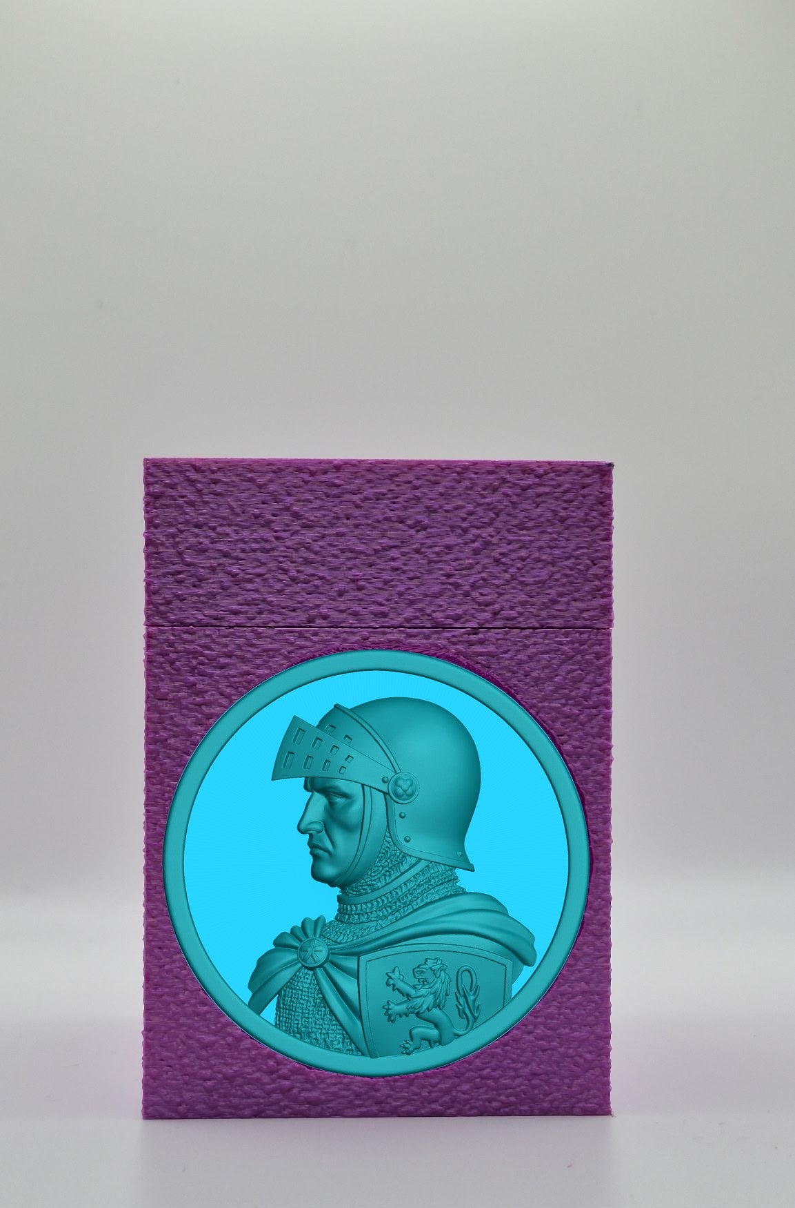 Knight Card Box — Purple