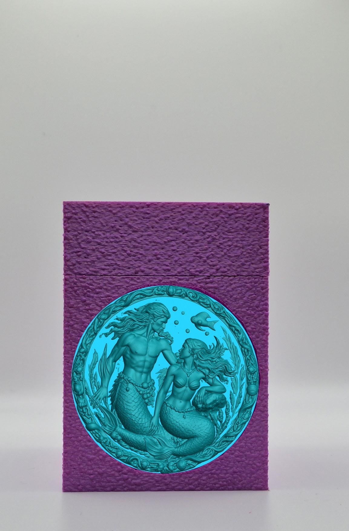 Merfolk Card Box — Purple