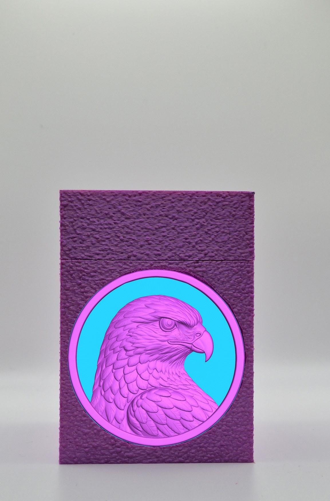 Eagle Card Box — Purple