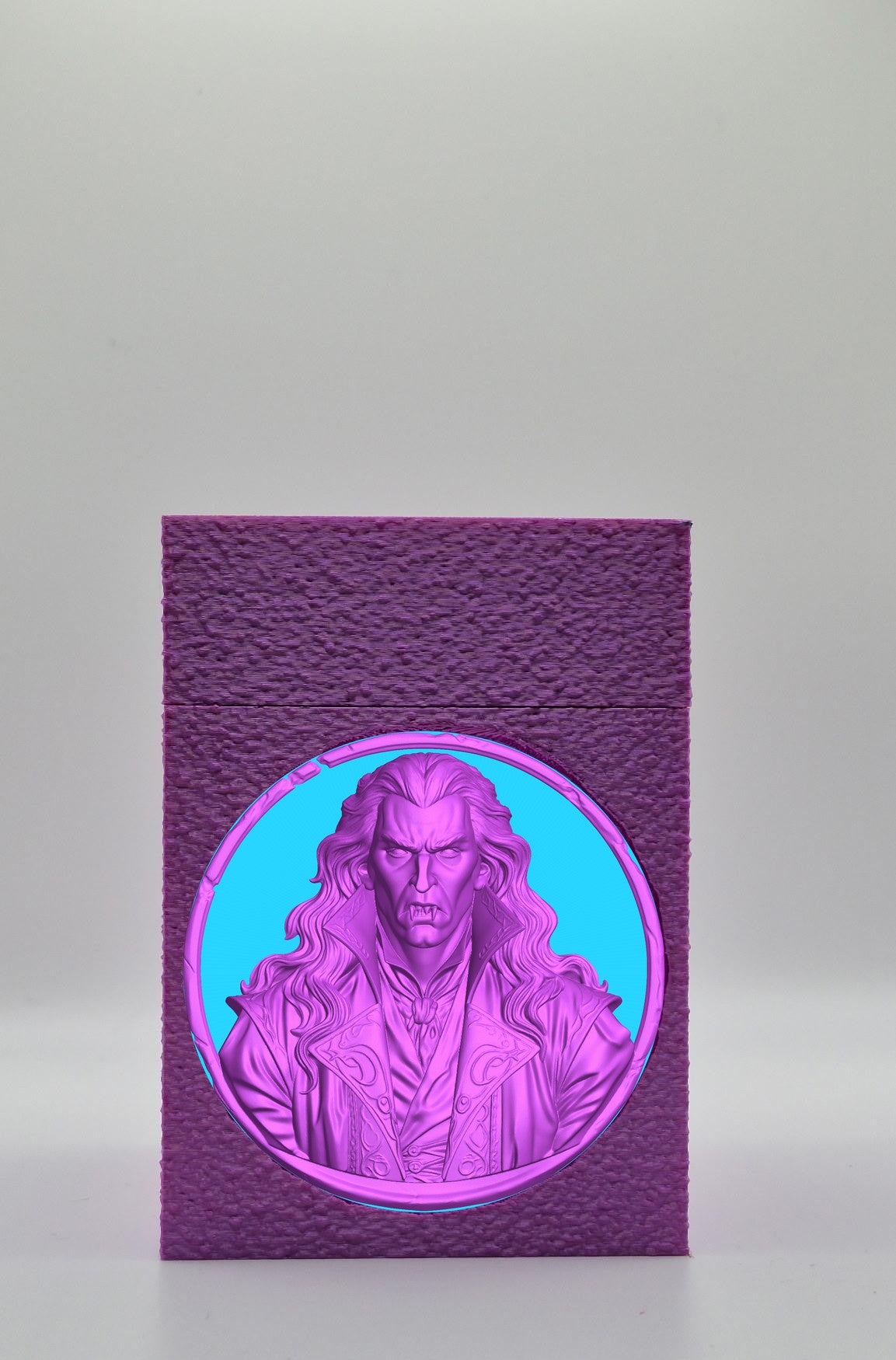 Gothic Vampire Card Box — Purple