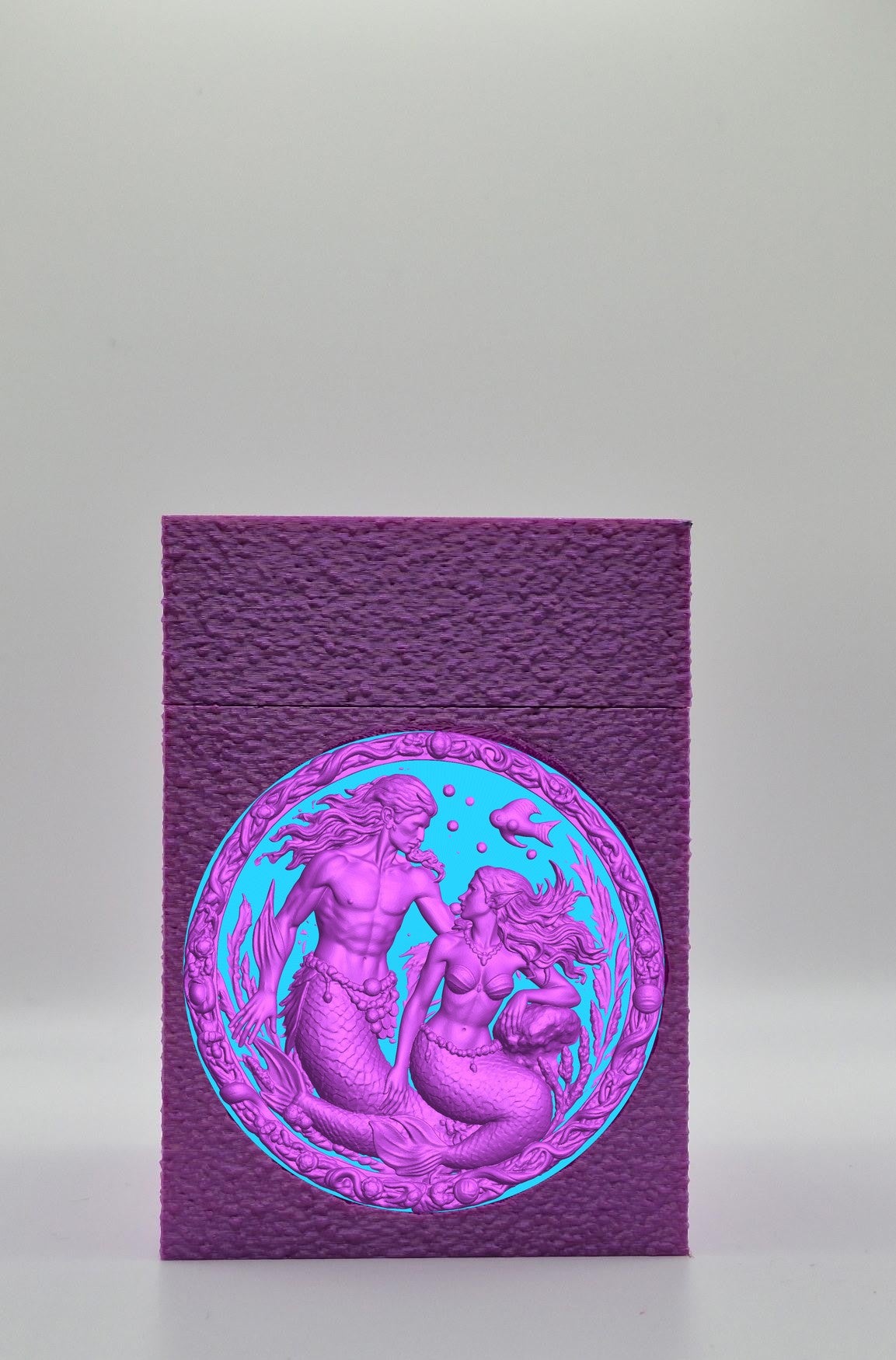 Merfolk Card Box — Purple
