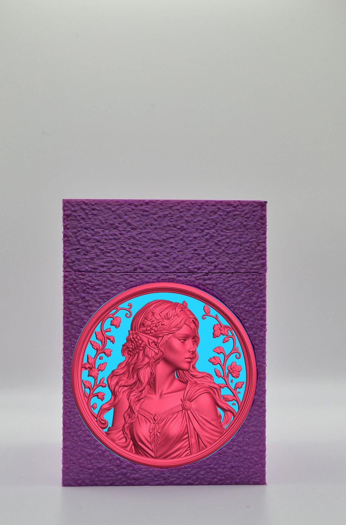 Elf Maiden Card Box — Purple